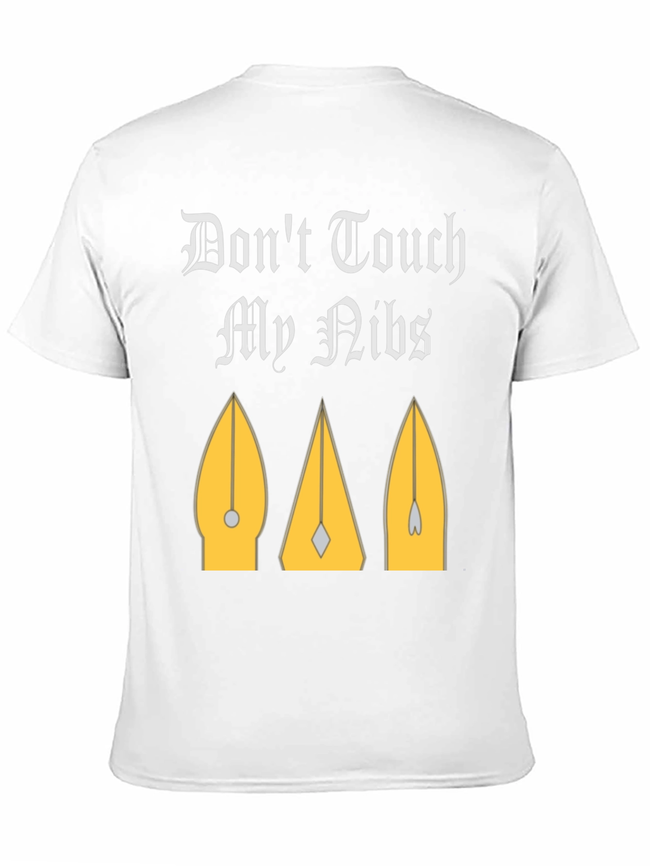 Black Don't Touch My Nibs T-Shirt view 11