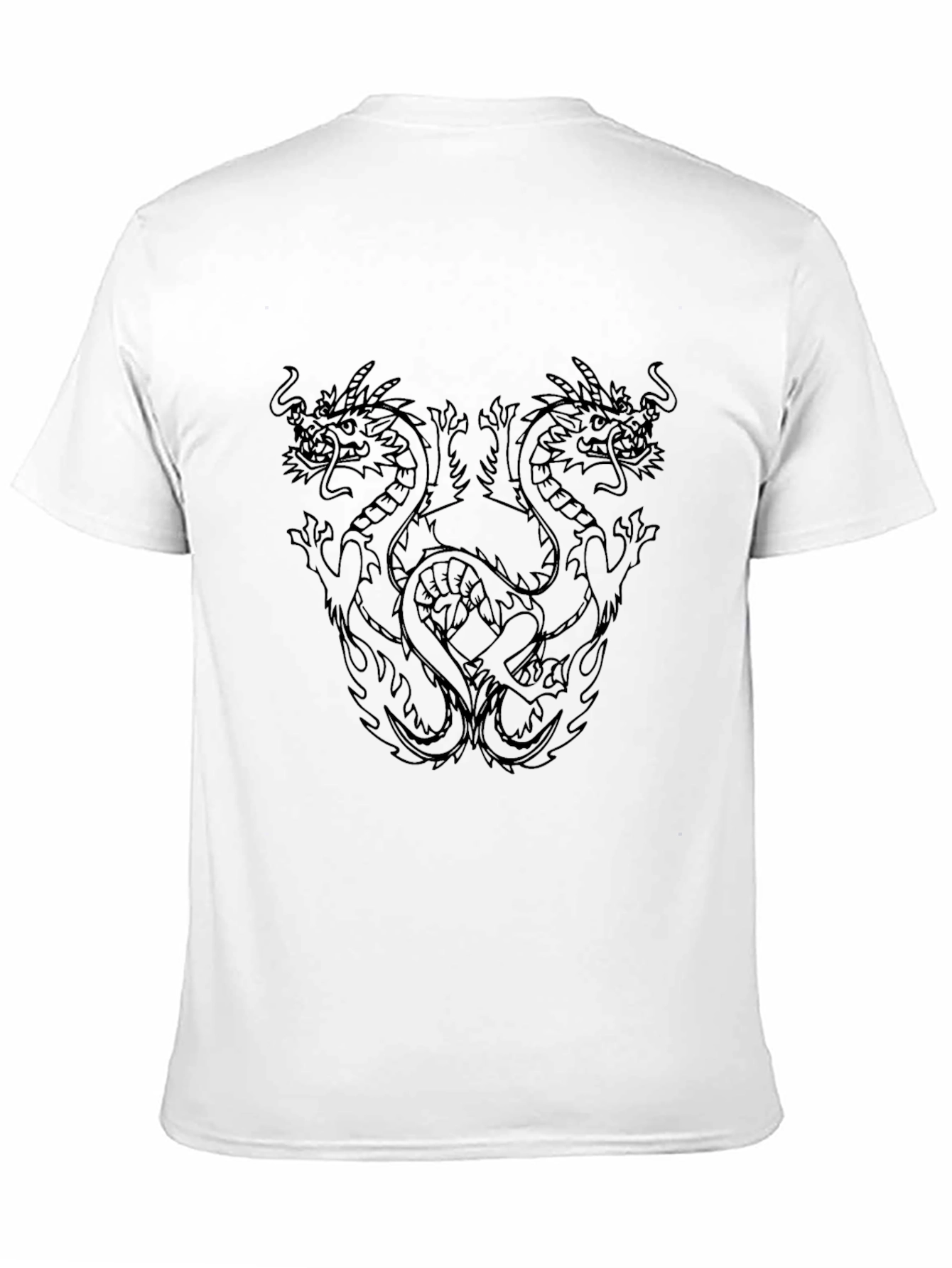Black Dragon Graphic Black T-Shirt view 11