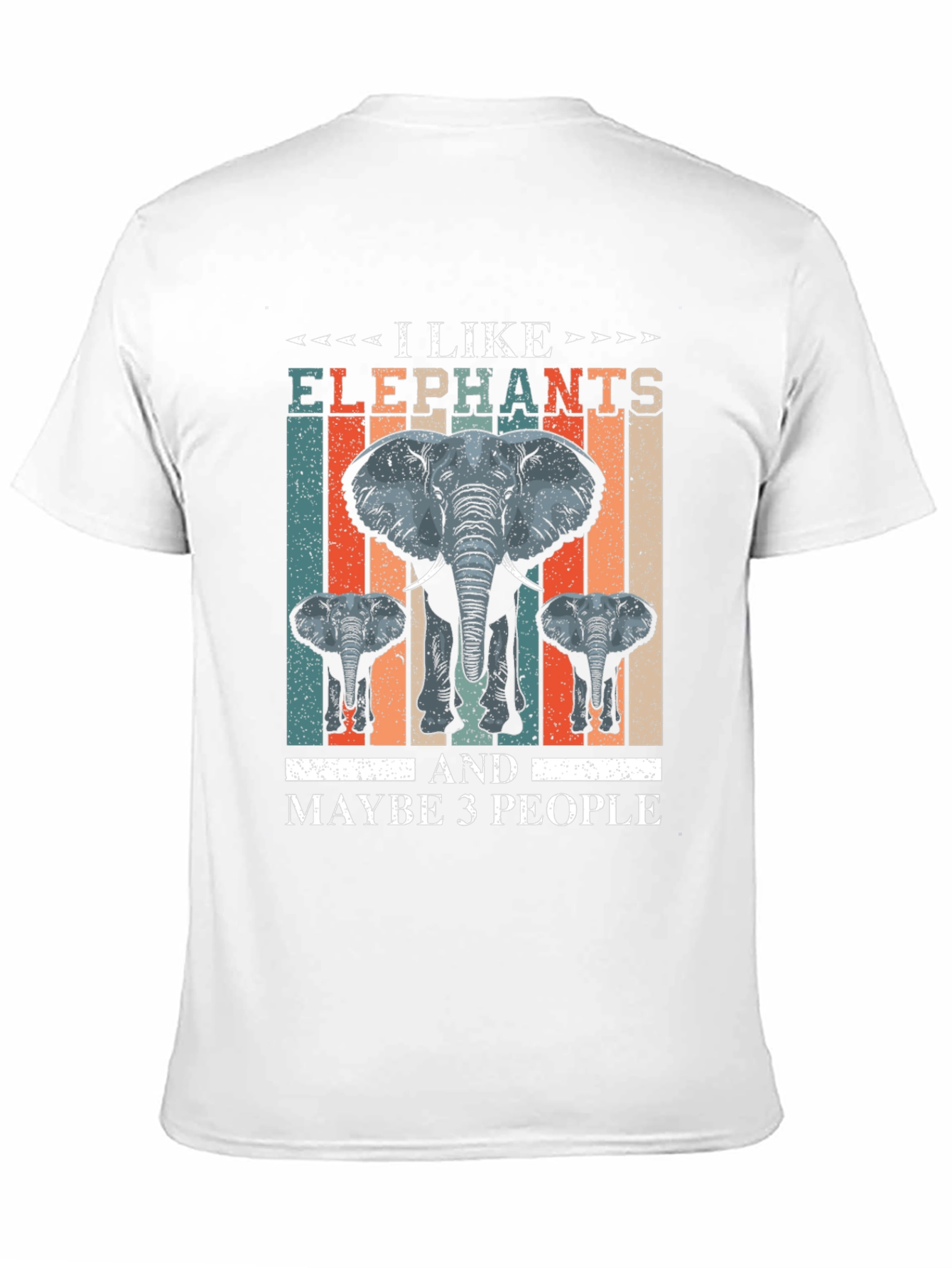 Black I Like Elephants T-Shirt - Funny Animal Lover Tee view 11