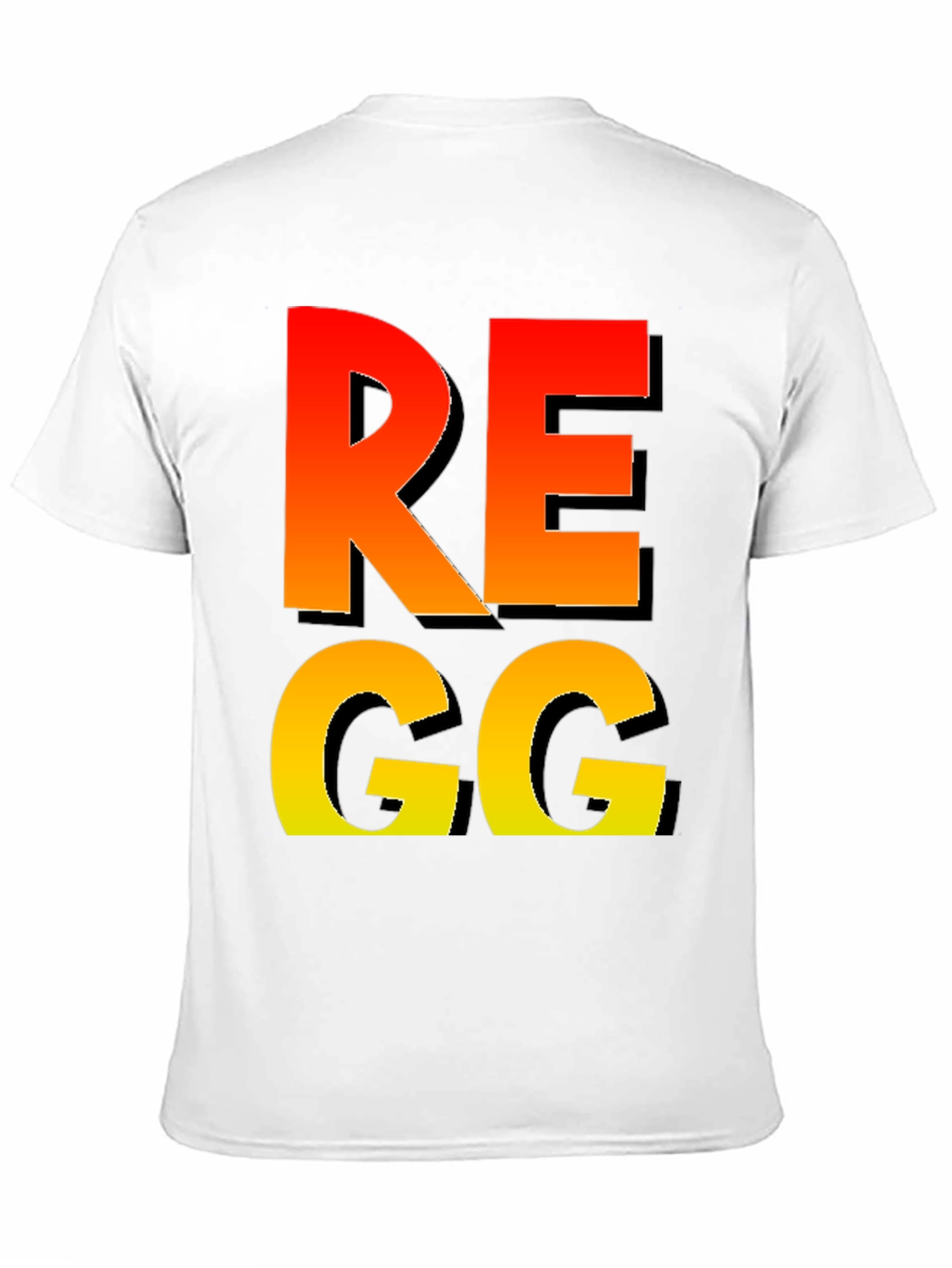 Black Funny REGG T-Shirt - Novelty Gaming Tee view 11