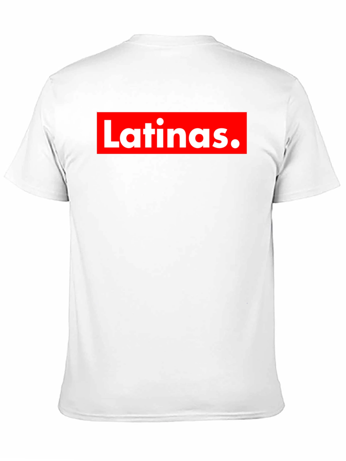 Black Latinas Graphic Tee - Red Box Logo - Trendy Fashion Shirt view 11
