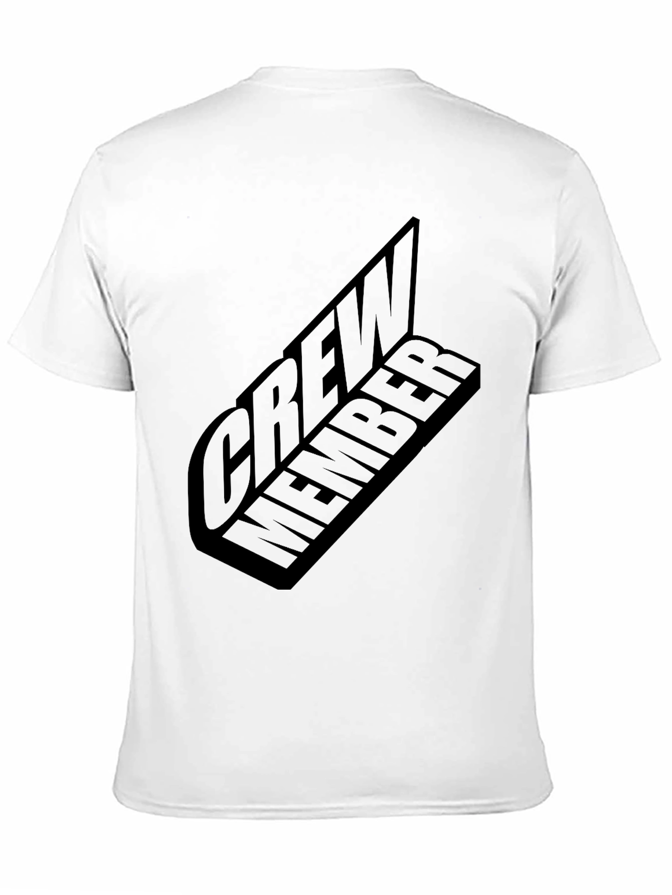 Black Crew Member Graphic Black T-Shirt view 11