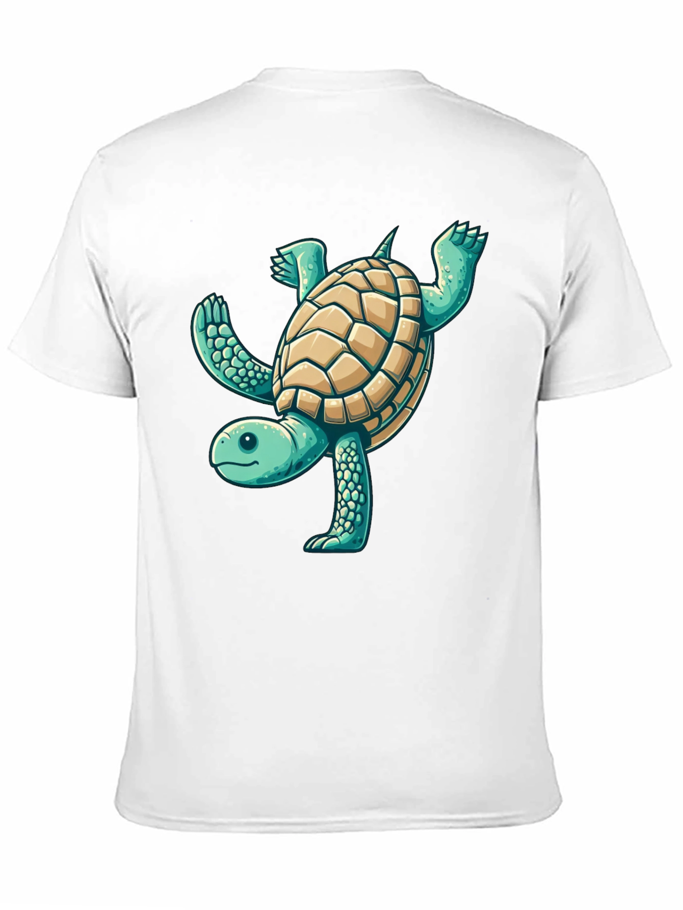 Black Fun Turtle Graphic Black T-Shirt view 11
