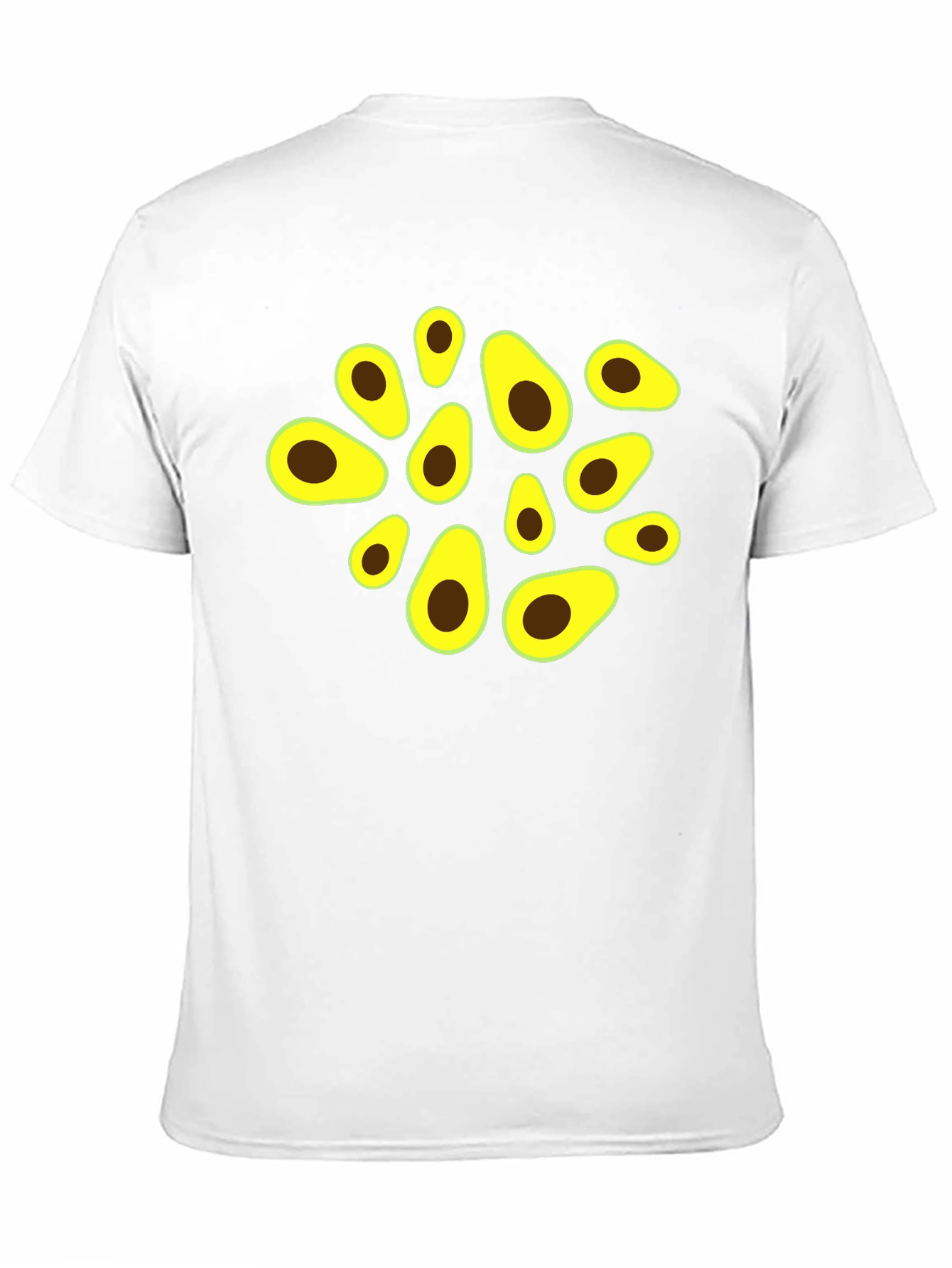 Black Avocado Graphic Black T-Shirt view 11