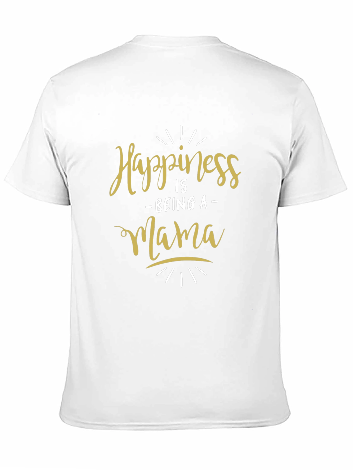 Black Happiness Is Being a Mama Black T-Shirt view 11