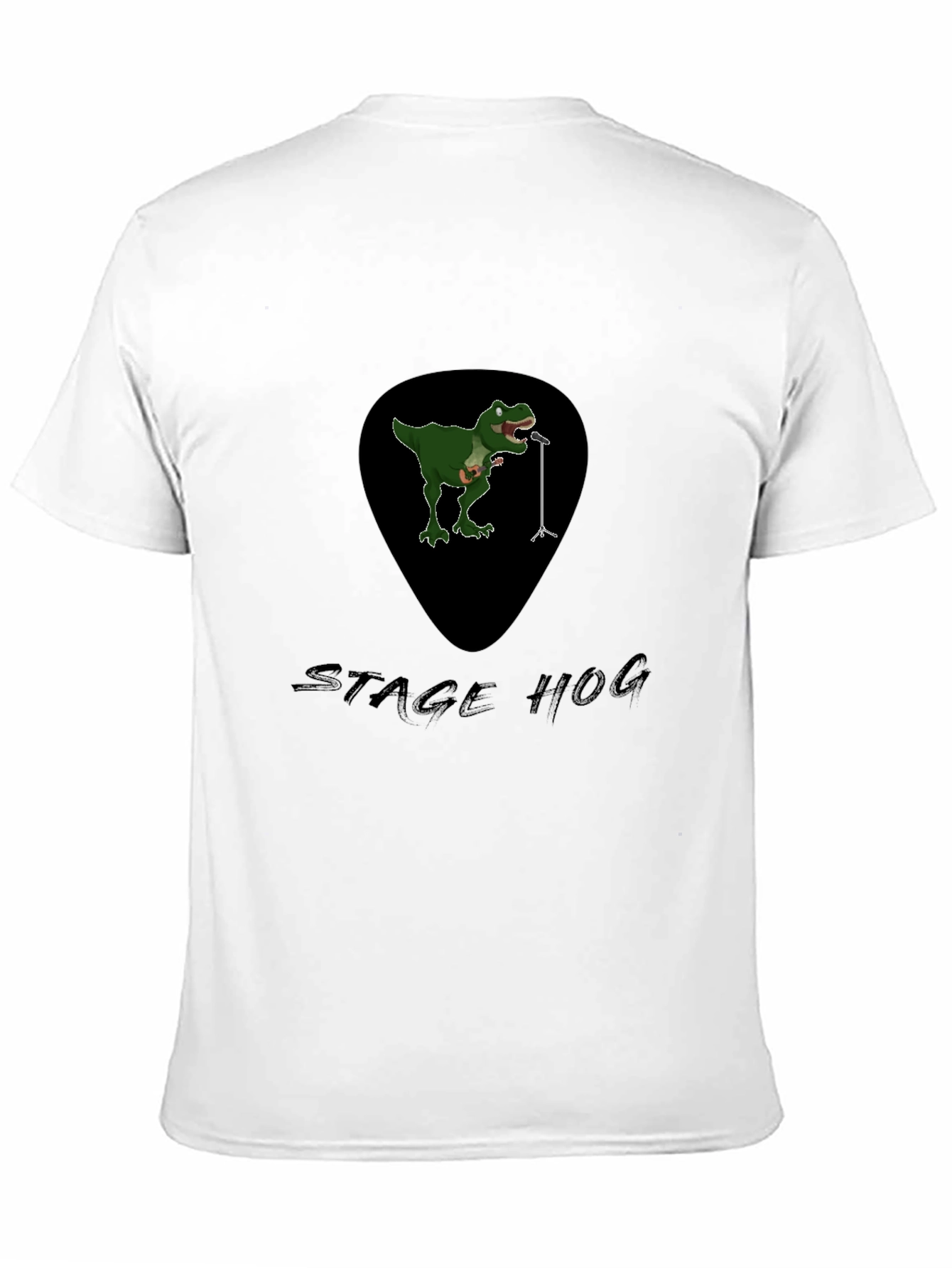 Black Stage Hog Dino T-Shirt - Black Graphic Tee view 11