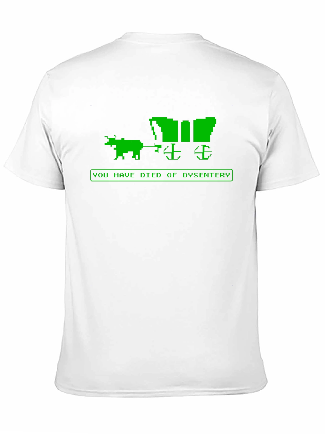 Black Oregon Trail Dysentery T-Shirt view 11
