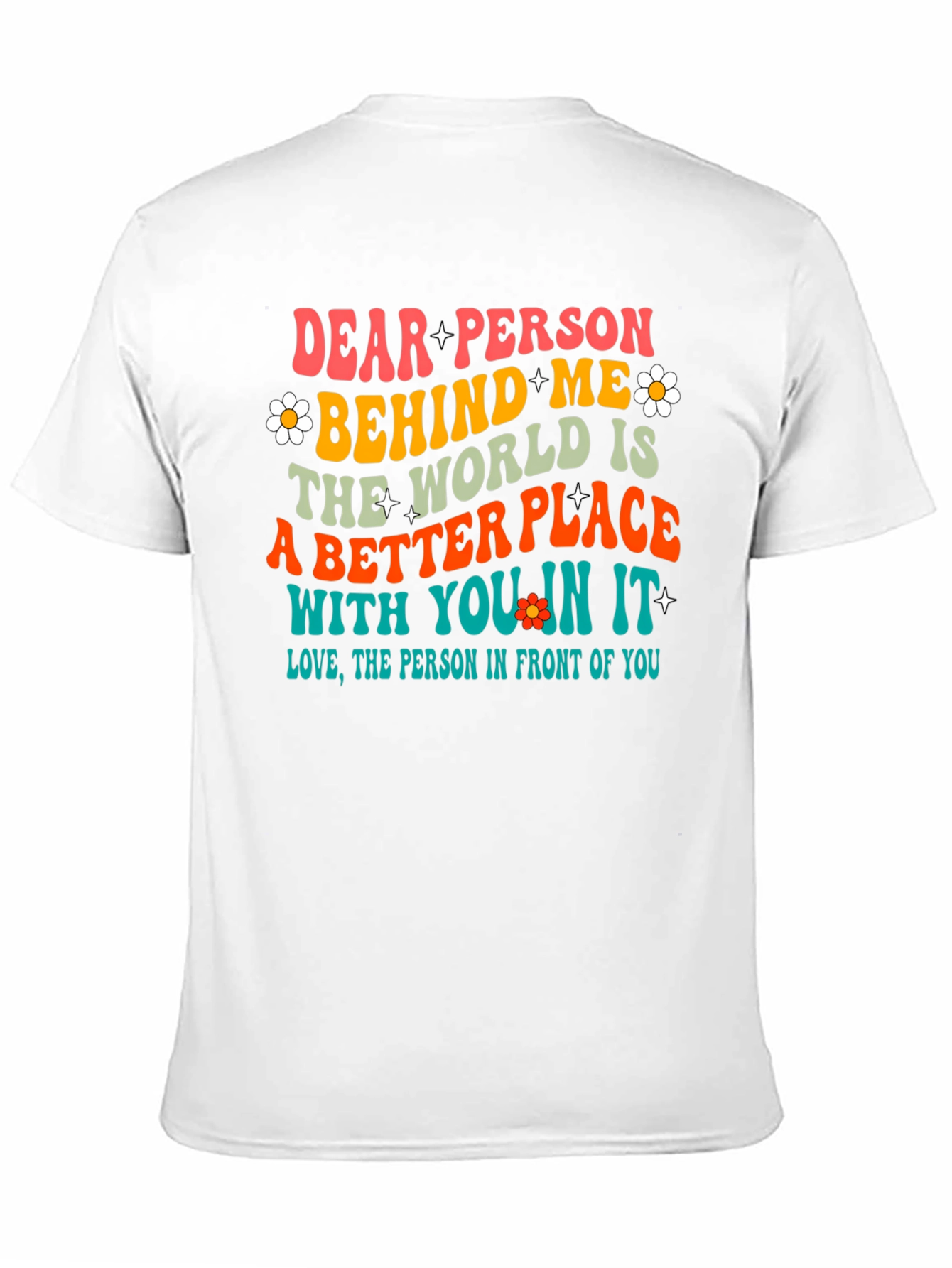 Black Dear Person Behind Me Graphic Tee view 11