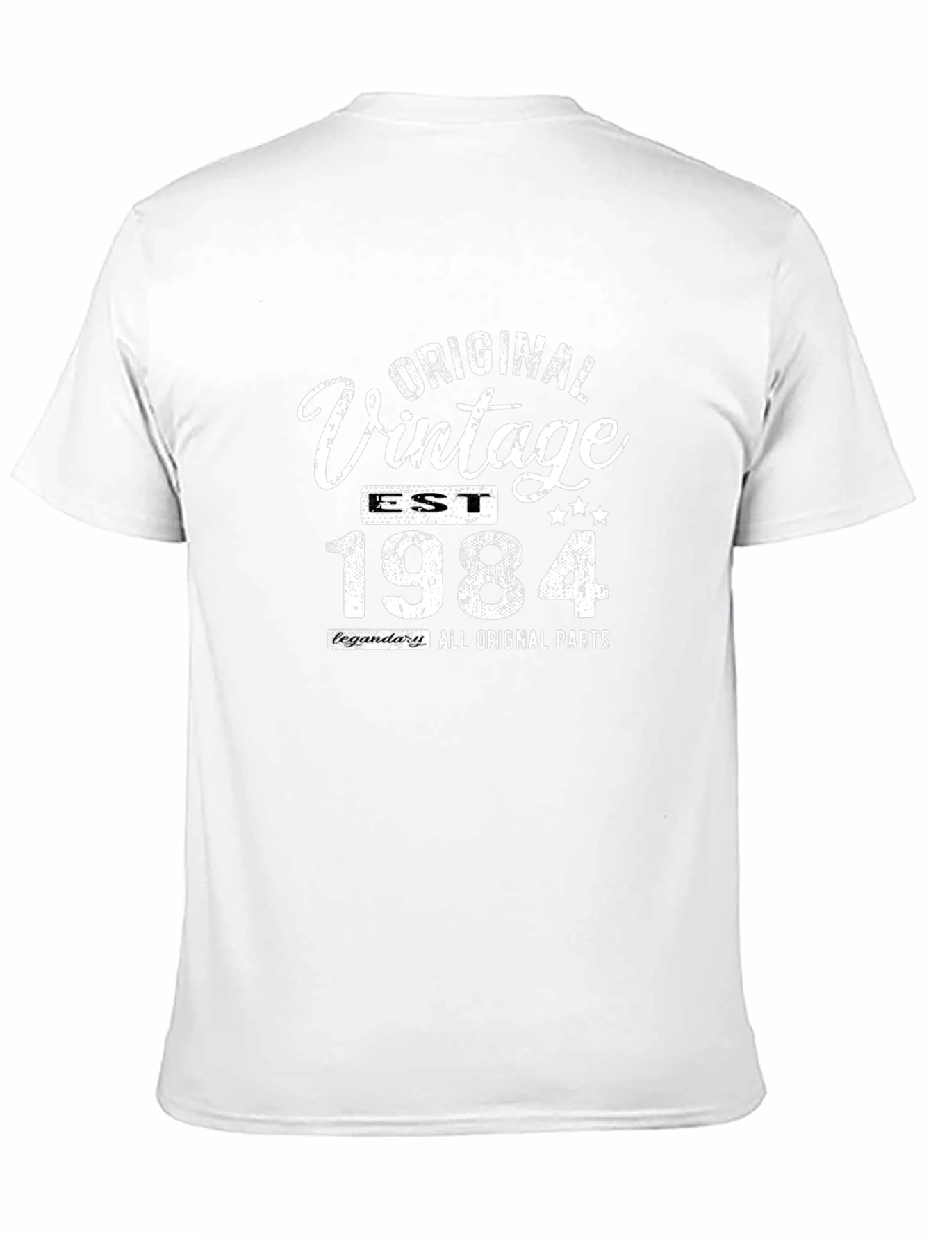 Black Vintage 1984 T-Shirt - Original All Parts Tee view 11