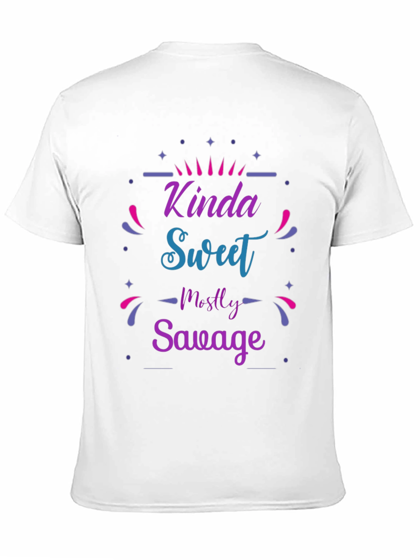 Black Kinda Sweet, Mostly Savage Graphic Tee view 11