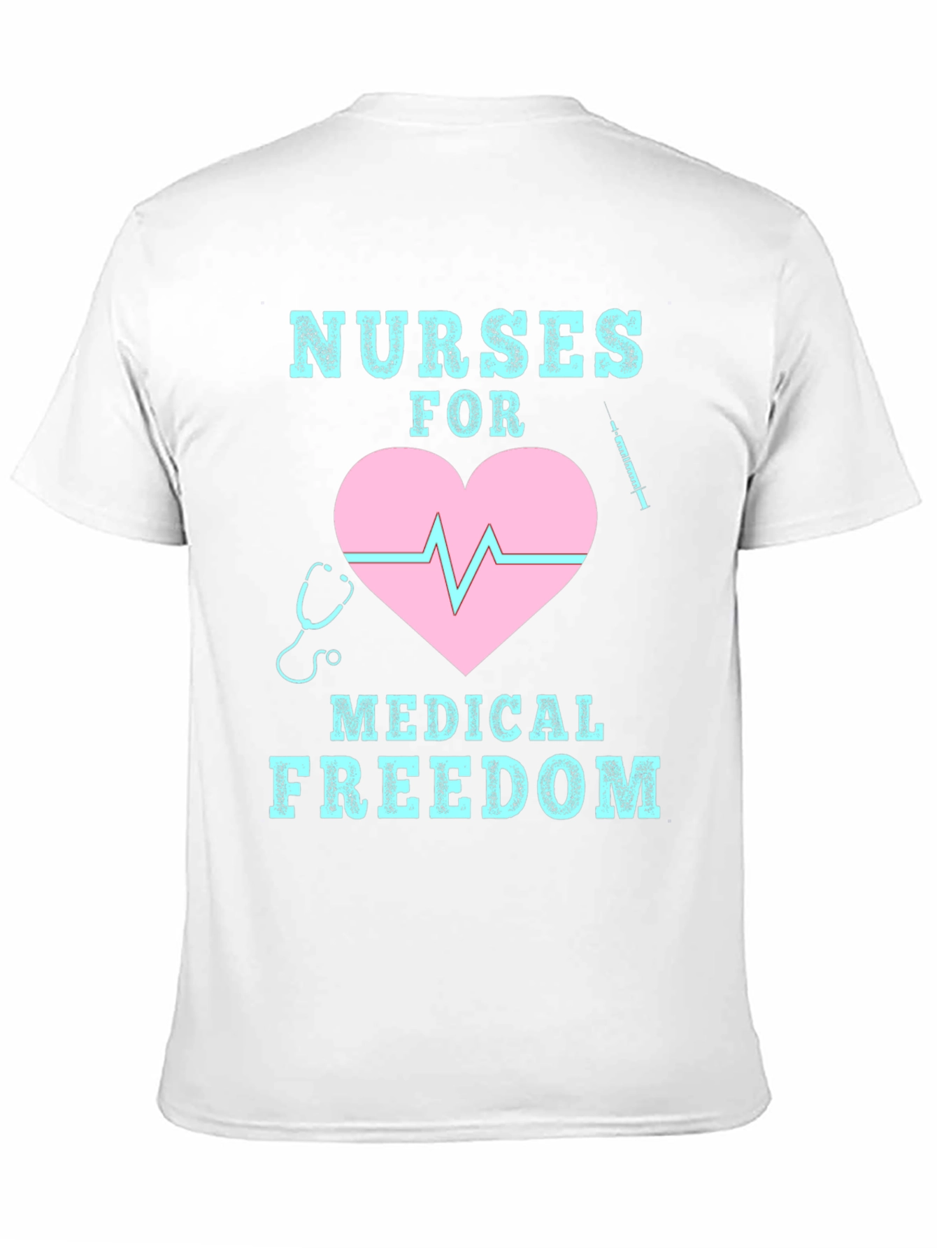 Black Nurses For Medical Freedom Graphic Tee view 11