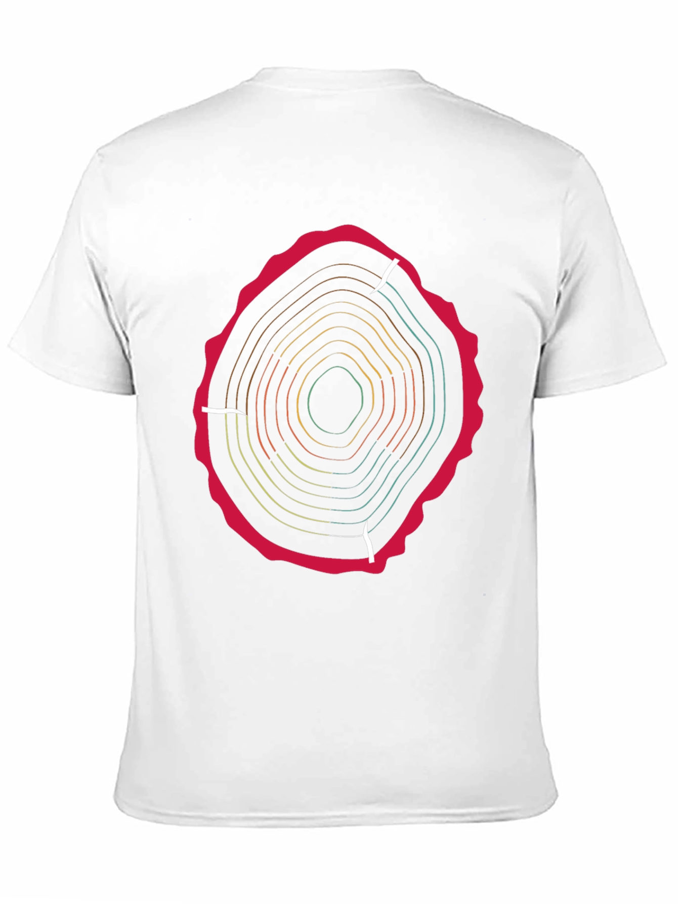 Black Tree Ring Graphic Tee - Earthy Style view 11