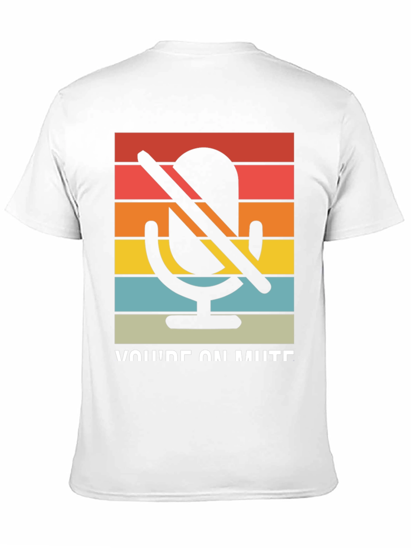 Black You're on Mute Graphic Tee - Retro Style view 11