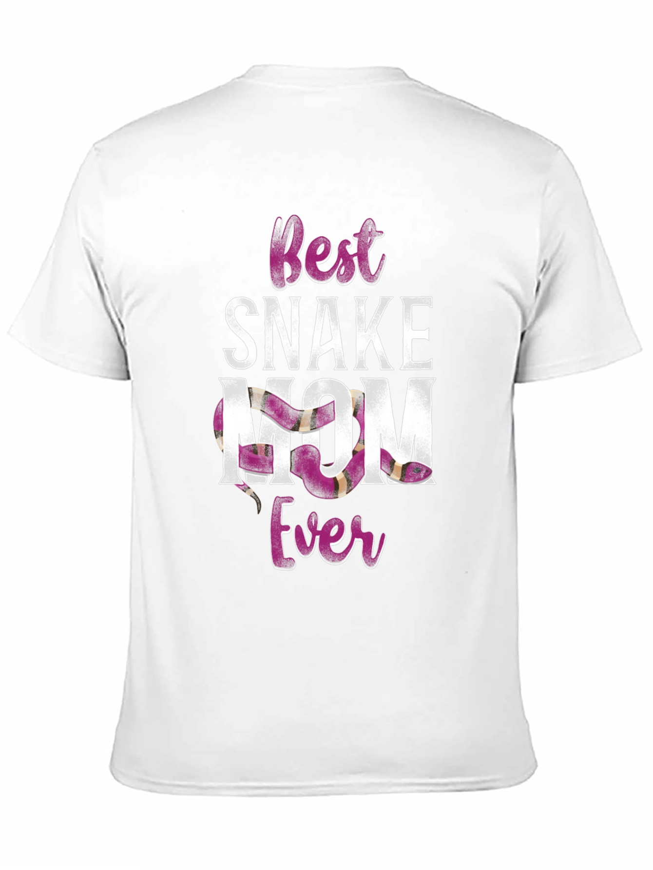 Black Best Snake Mom Ever T-Shirt view 11