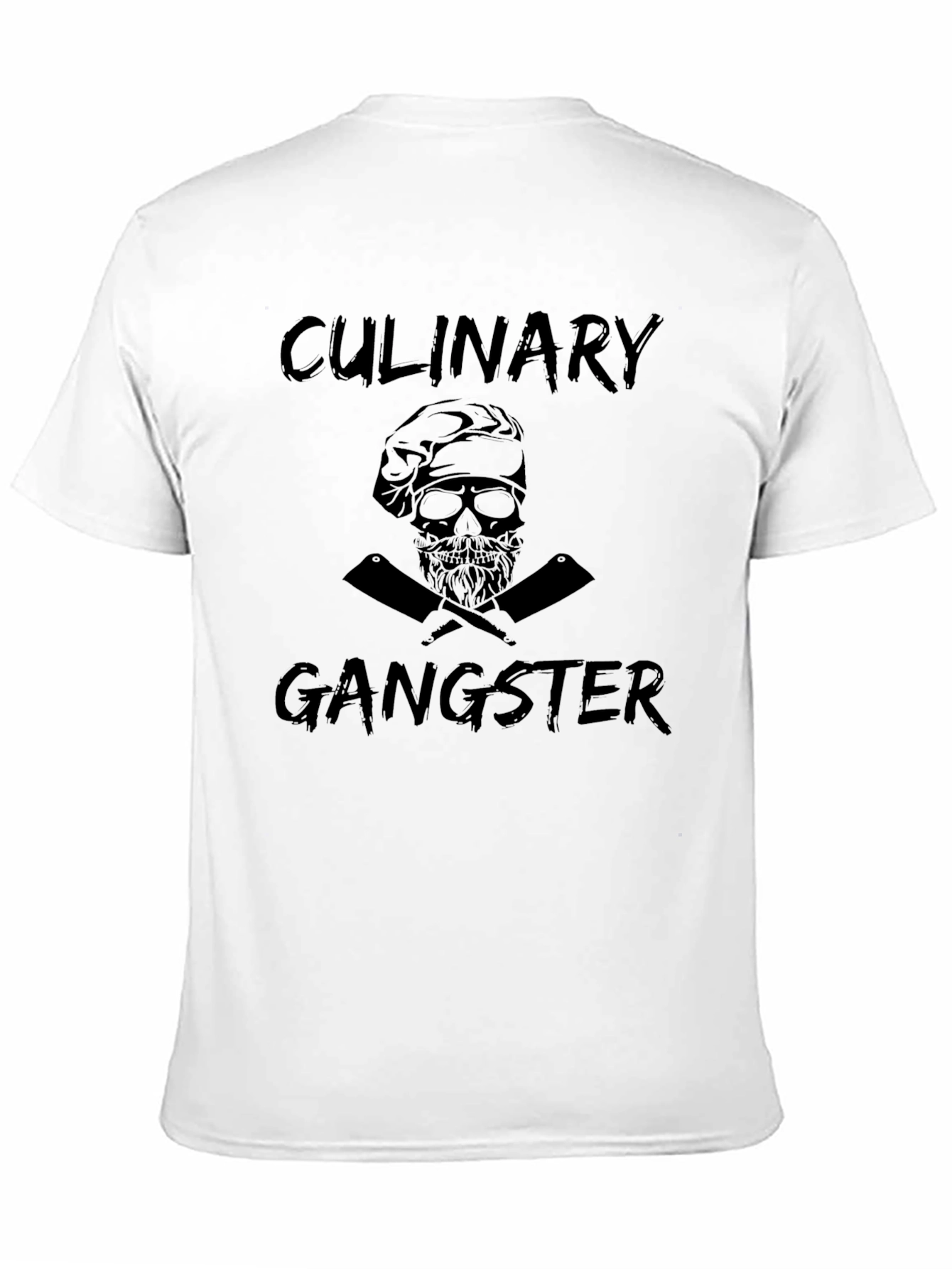 Black Culinary Gangster Black Graphic T-Shirt view 11