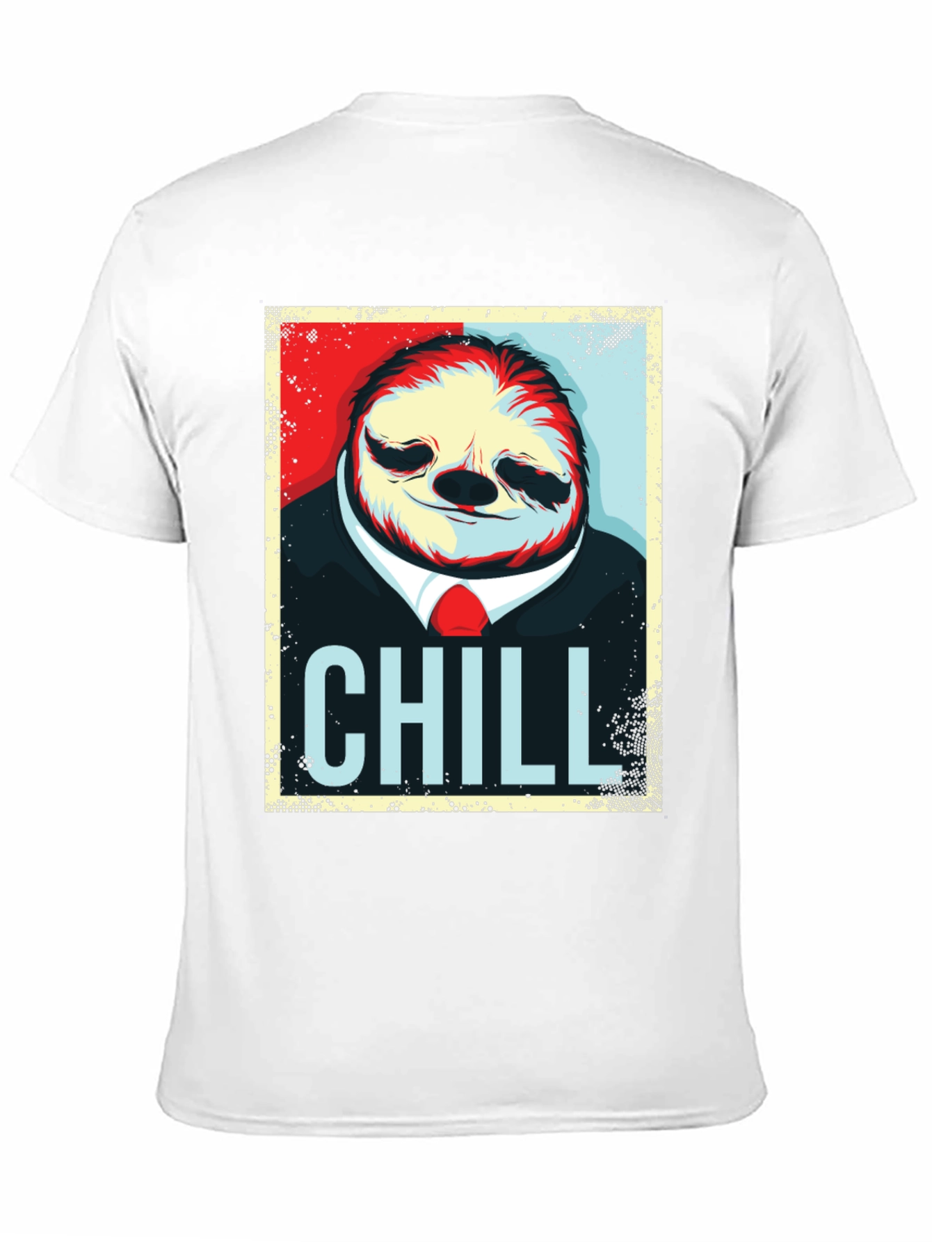 Black Chill Sloth Graphic T-Shirt - Relaxed Style view 11
