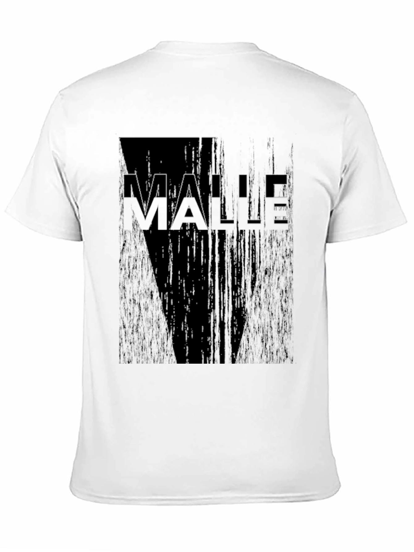 Black MALLE Graphic Print Black T-Shirt view 11