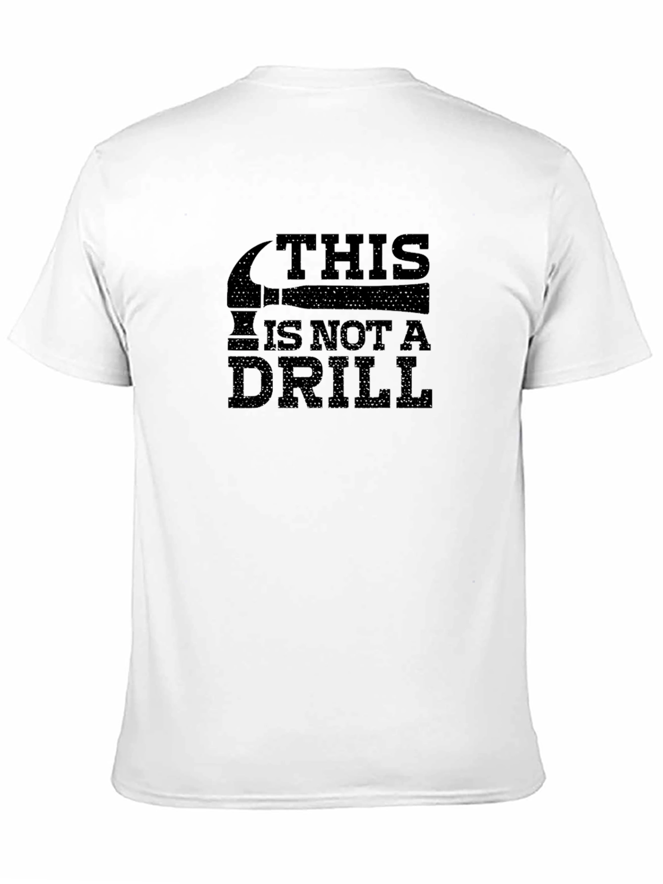 Black This is Not a Drill Graphic Tee view 11