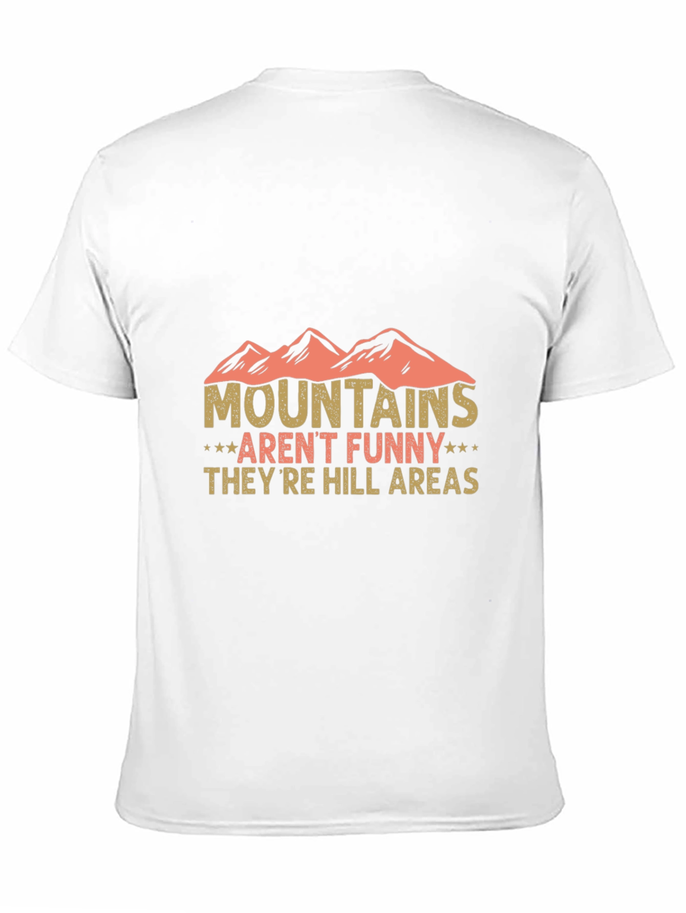 Black Funny Mountains Hill Areas Graphic Tee view 11