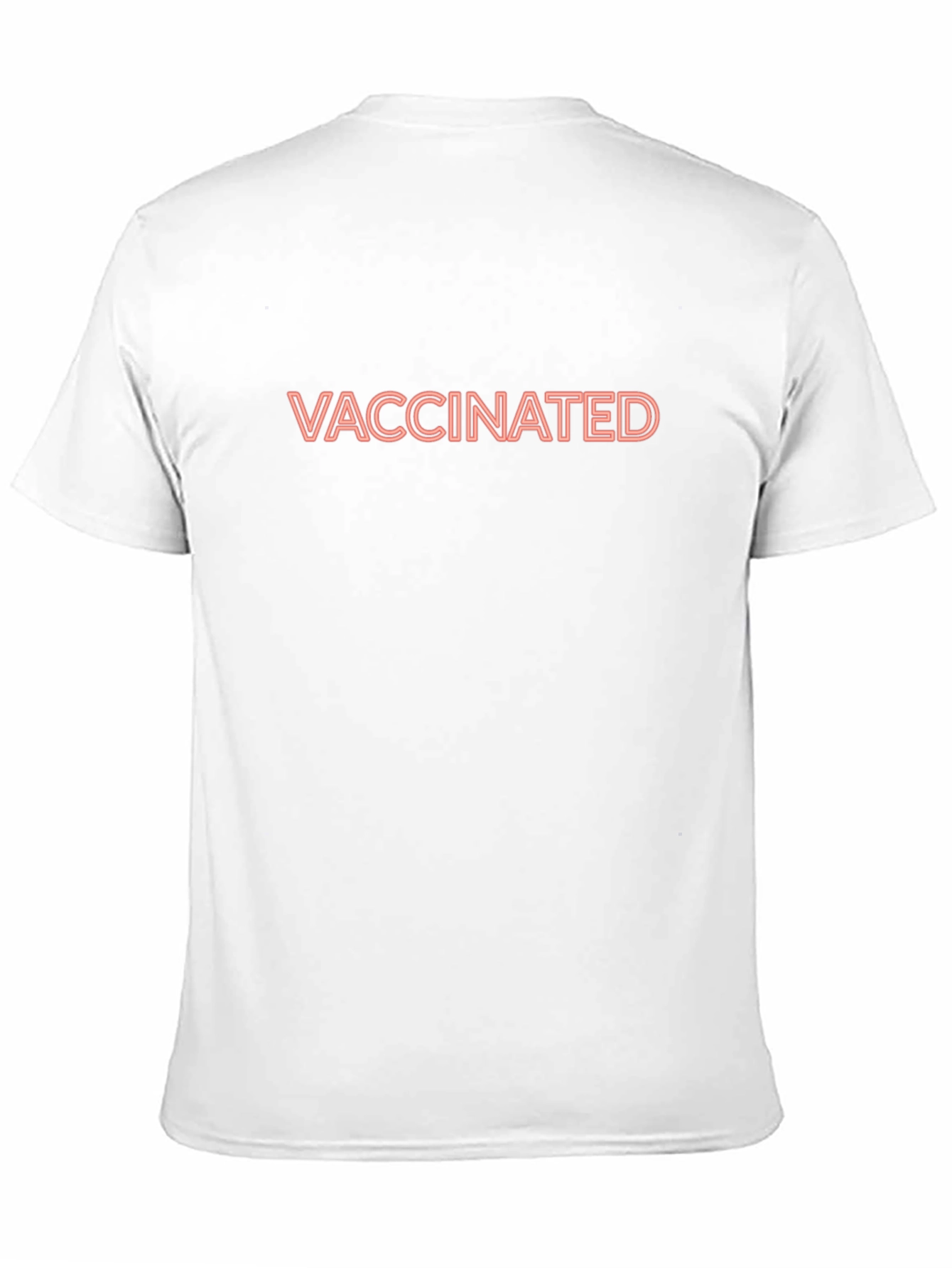Black Vaccinated Tee - Show Your Status! view 11