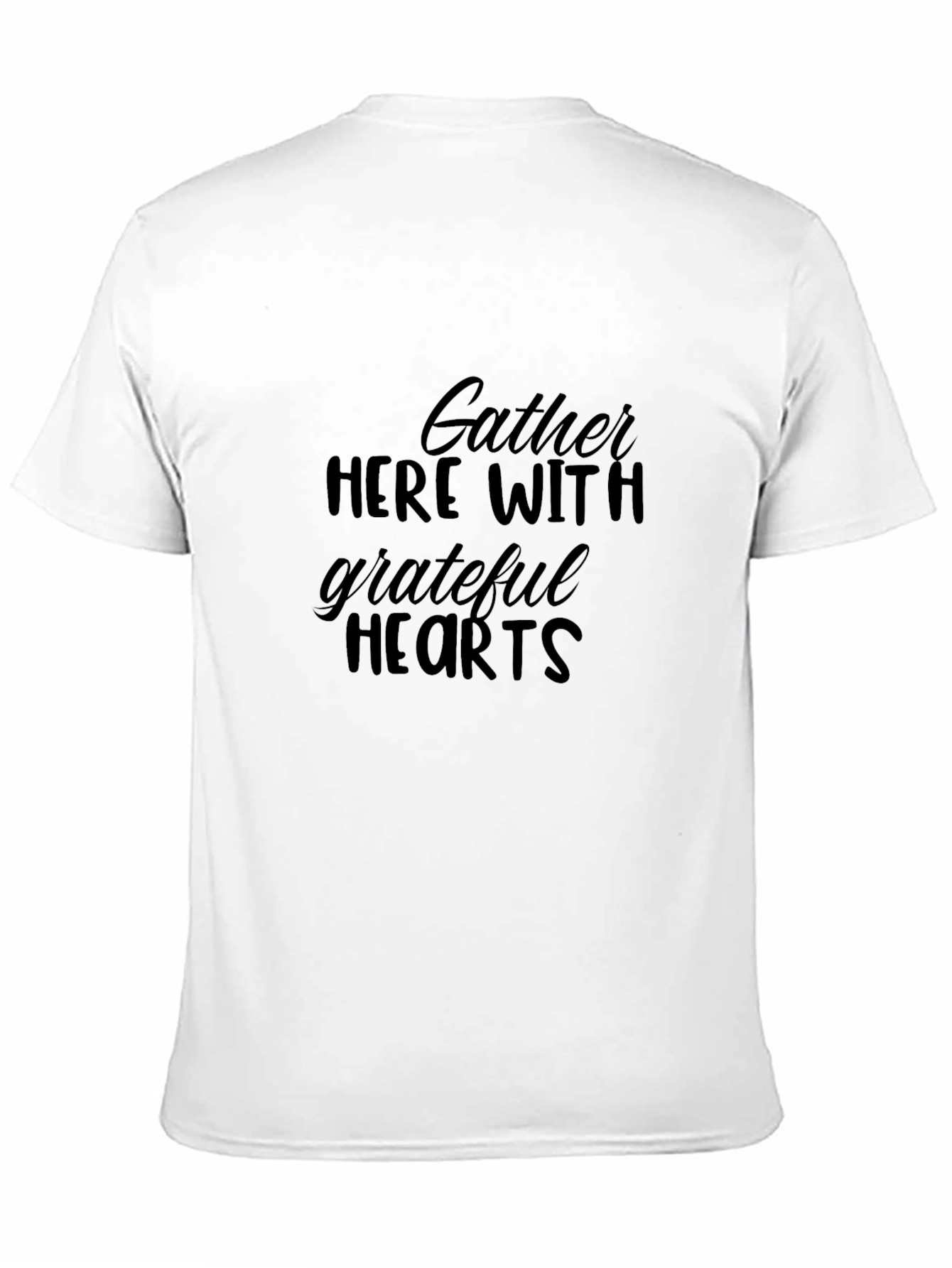 Black Grateful Hearts Graphic T-Shirt - Black view 11