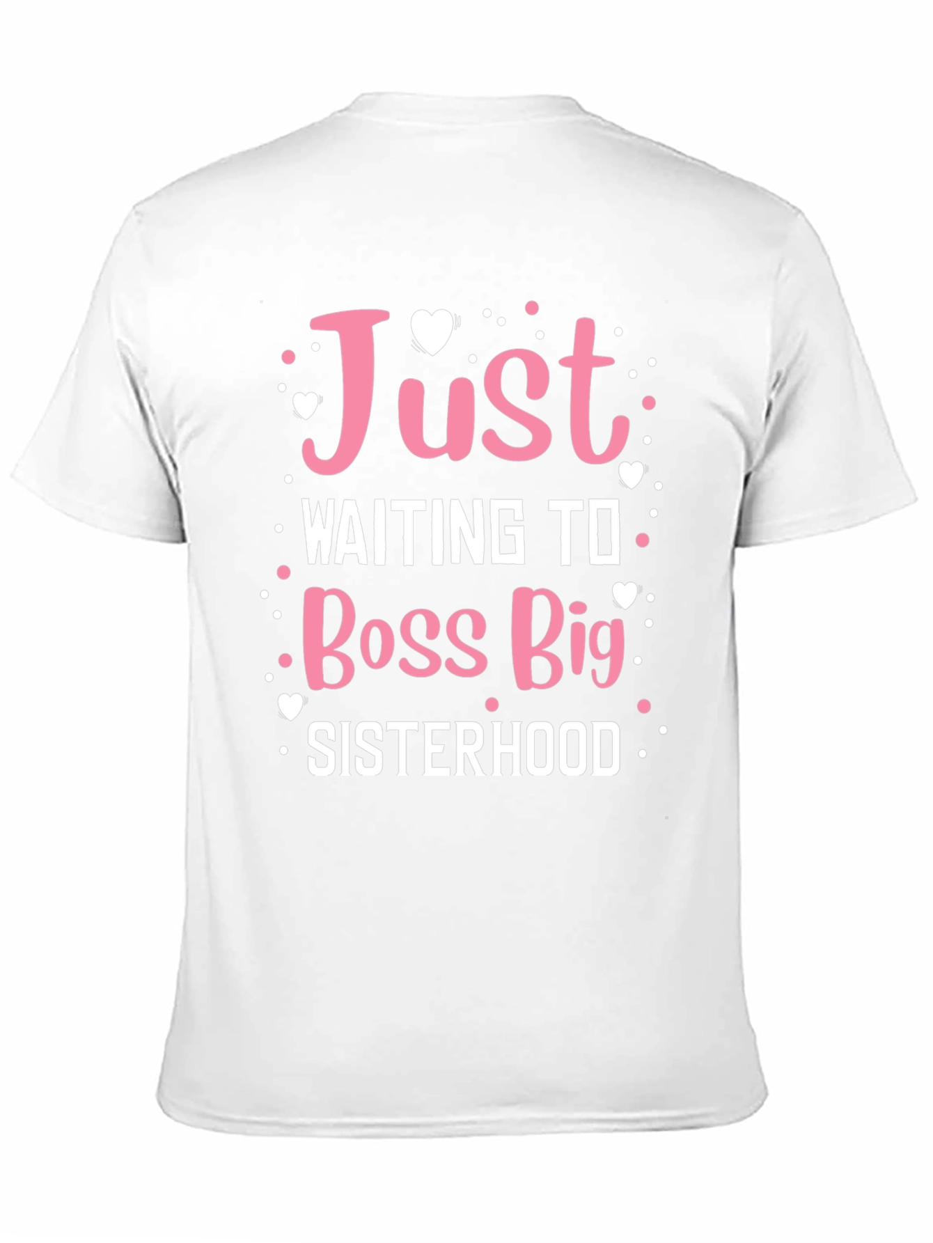 Black Just Waiting to Boss Big Sisterhood Black Tee view 11