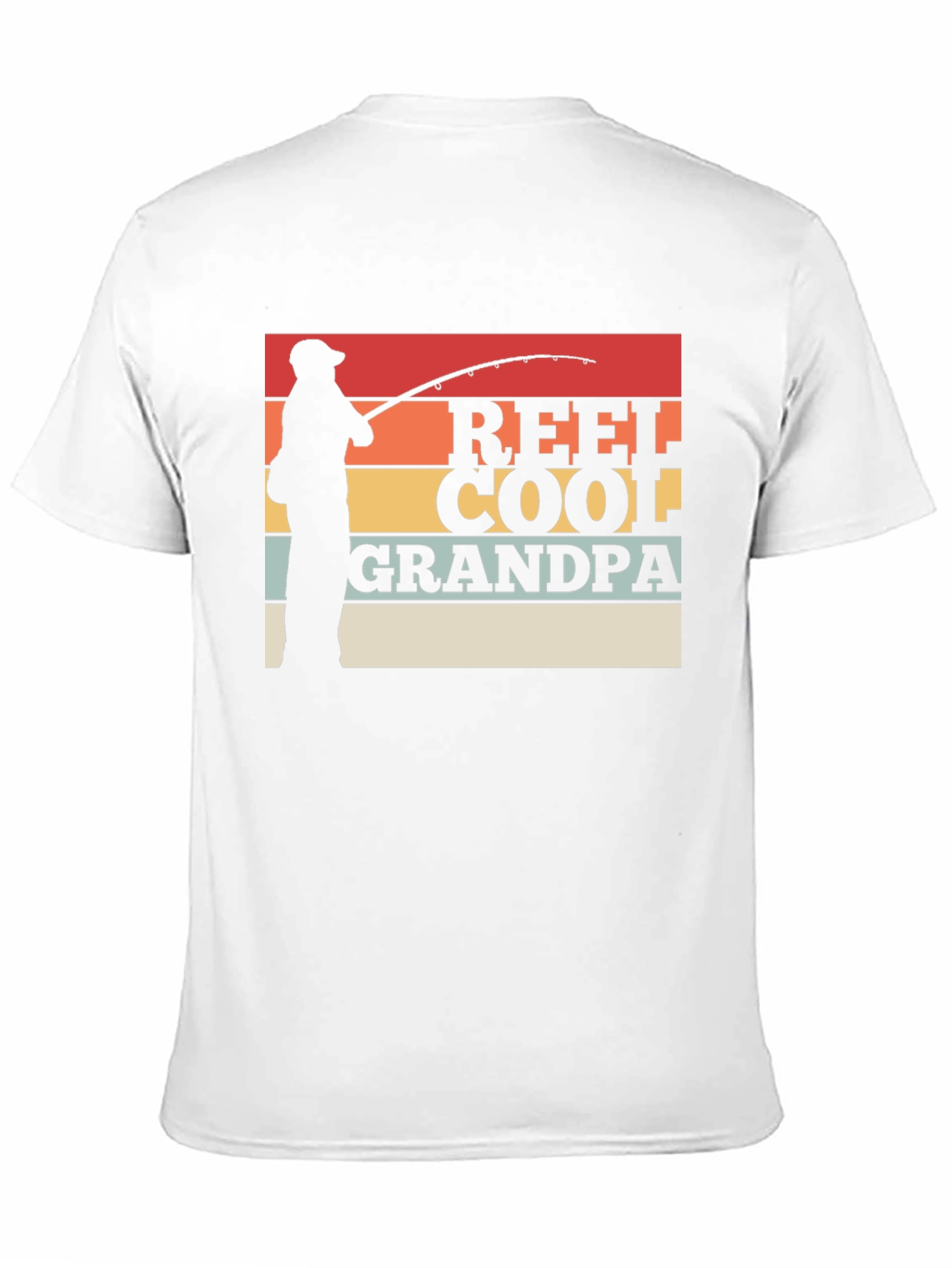 Reel Cool Grandpa Fishing Graphic T-Shirt - 11