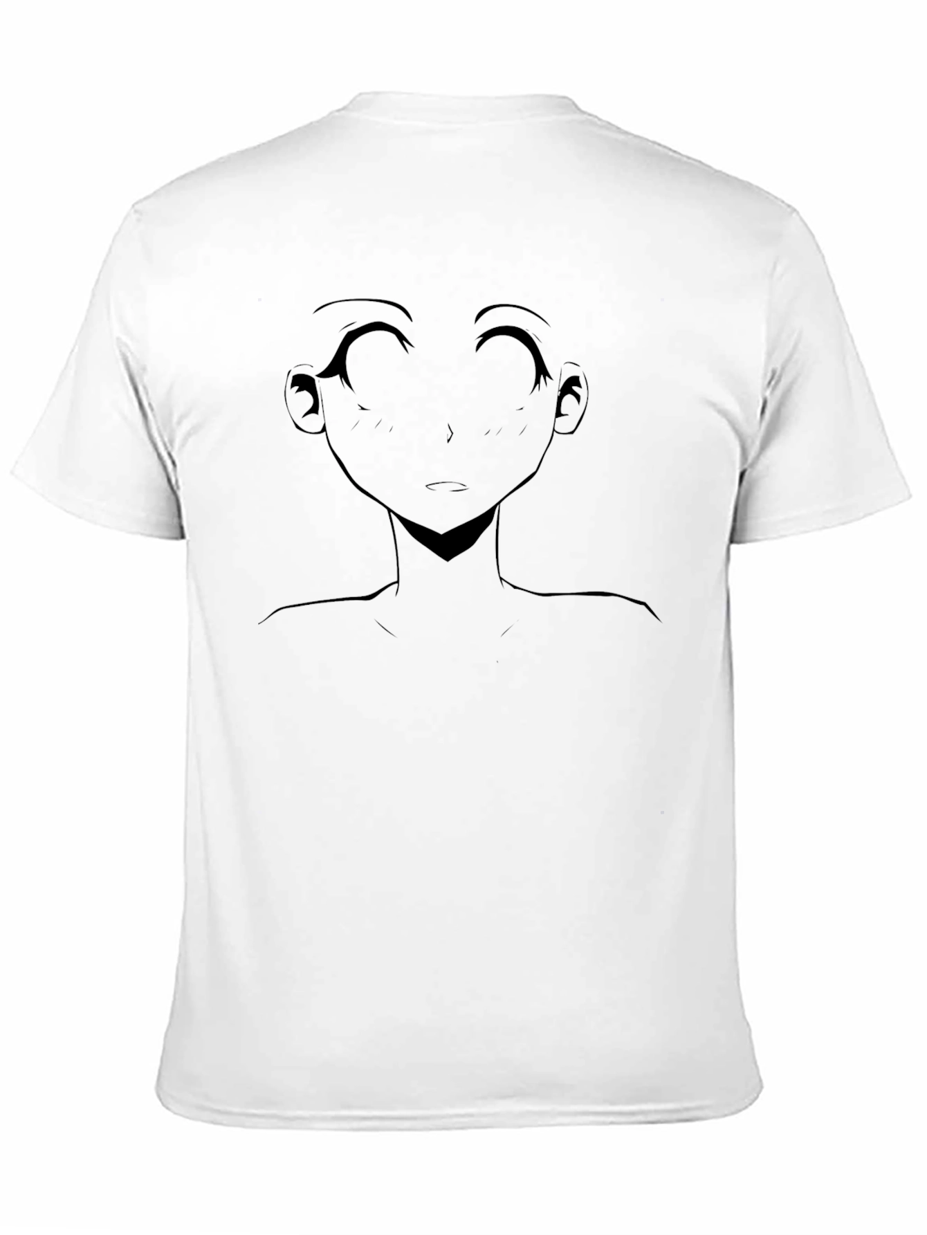 Black Anime Girl Graphic Black T-Shirt view 11