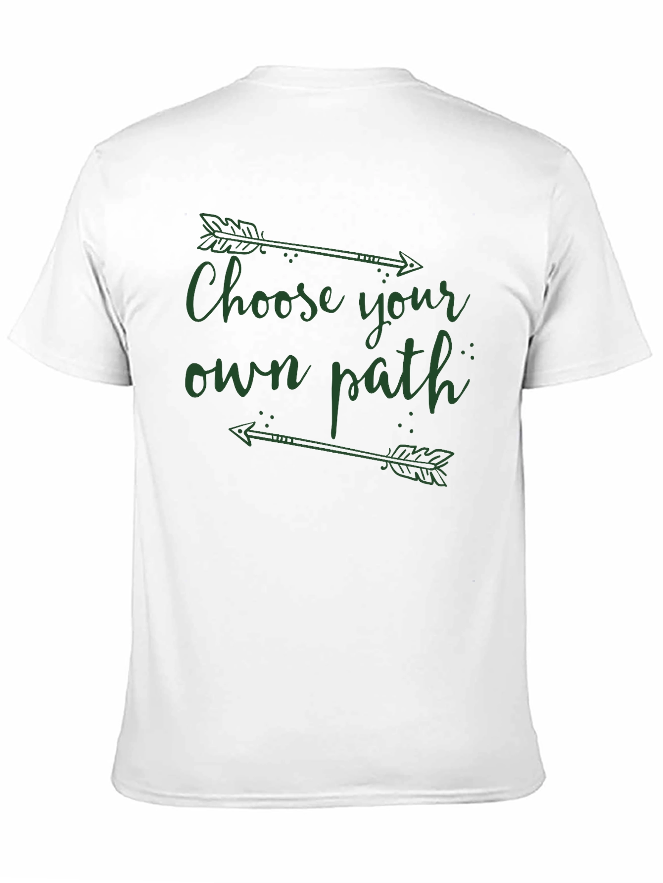 Black Choose Your Own Path Graphic Tee - Stylish Black T-Shirt view 11