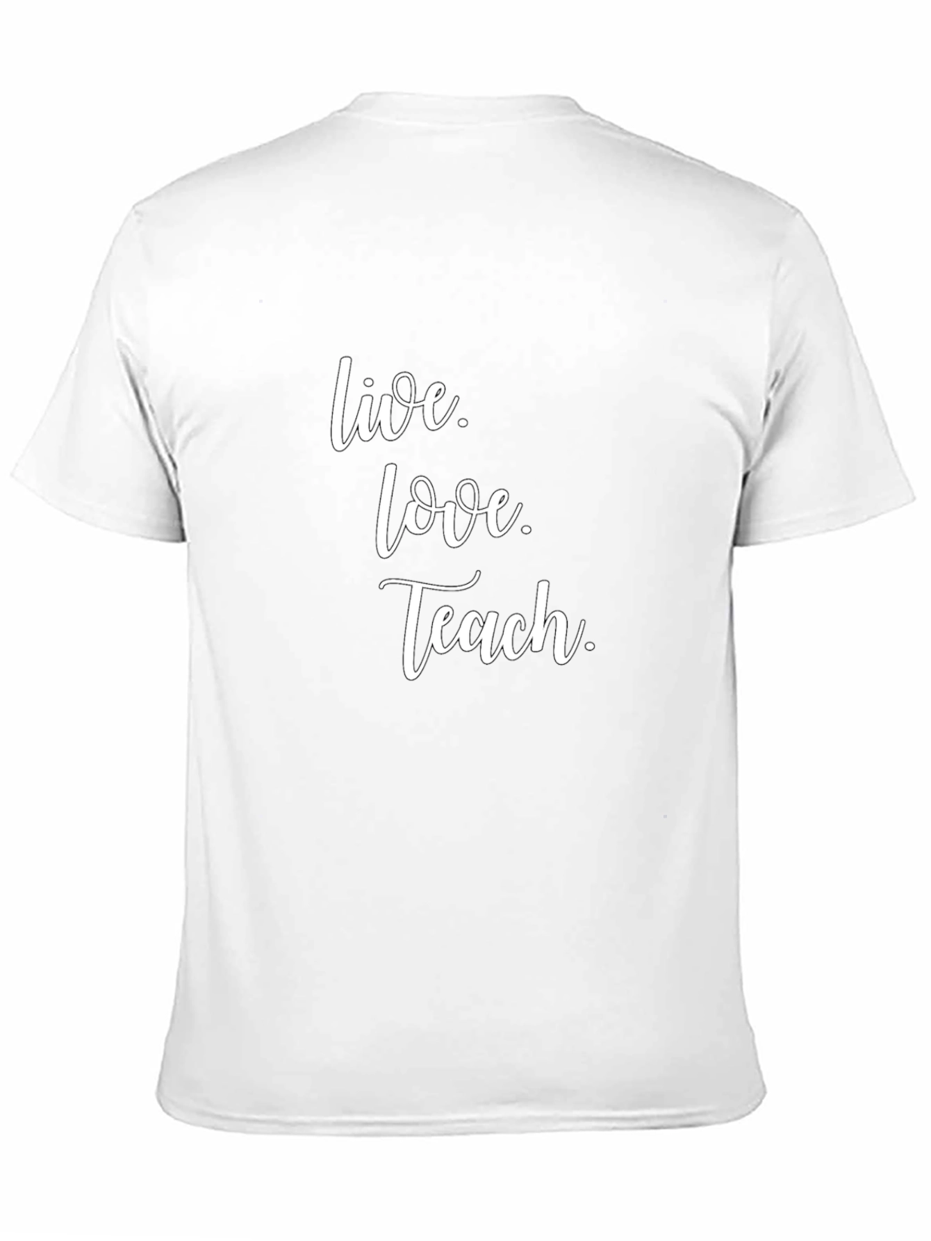 Black Live Love Teach Graphic T-Shirt view 11