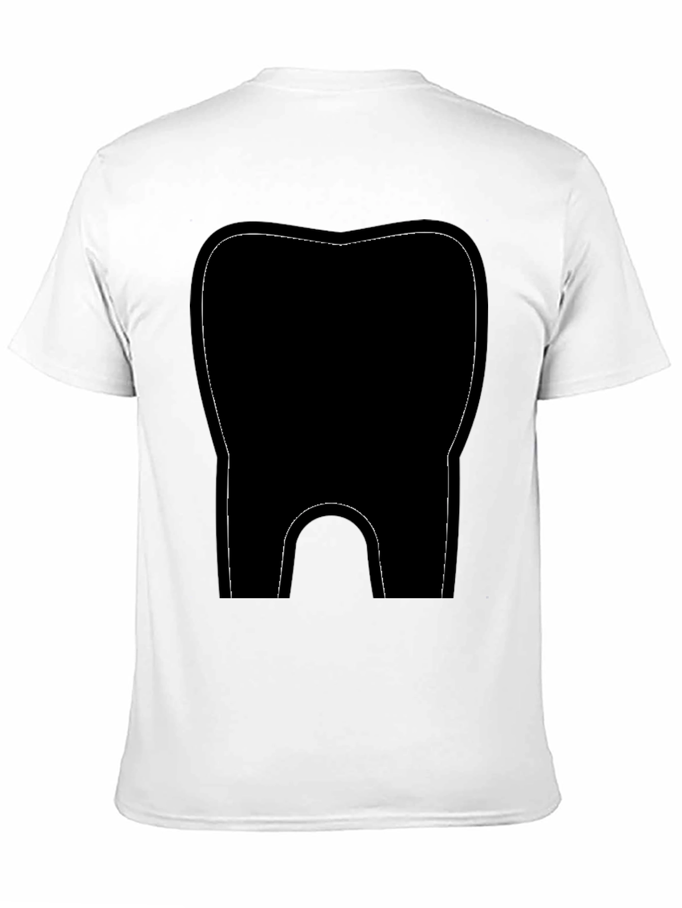 Black Black Tooth Graphic Tee - Dental Humor Shirt view 11