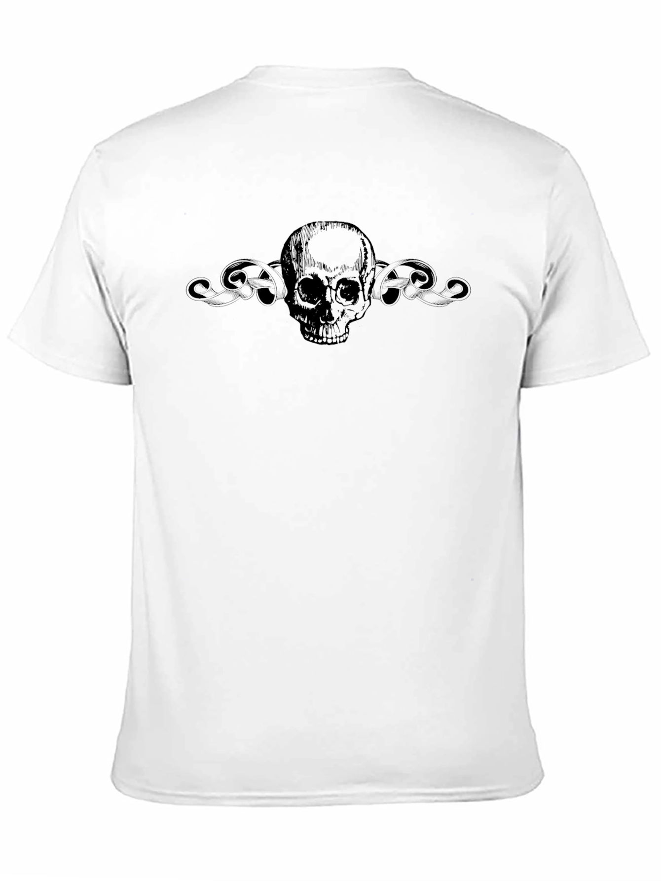 Black Skull Graphic Black T-Shirt - Edgy Style view 11