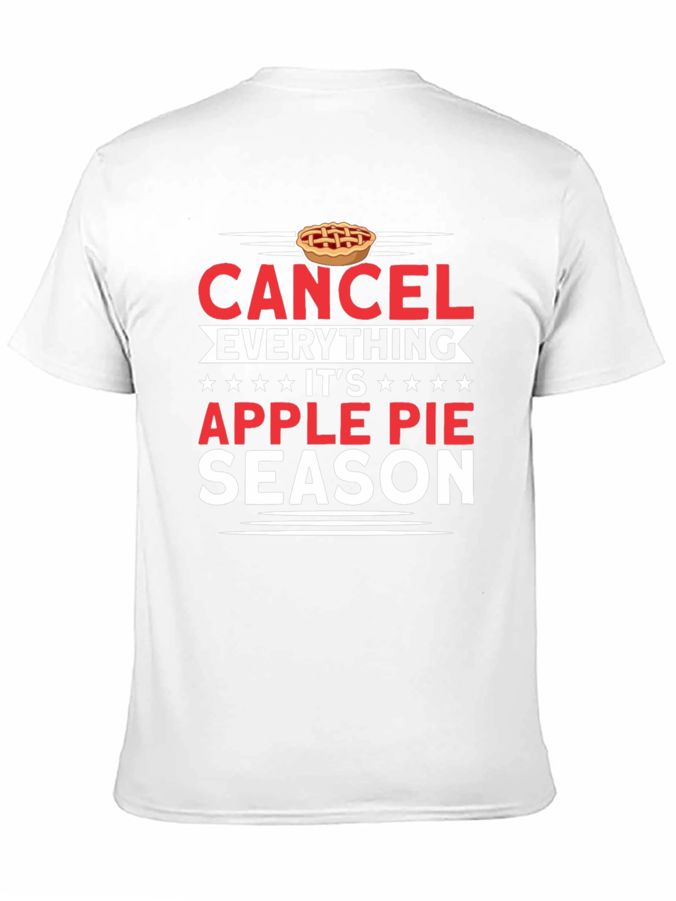 Black Cancel Everything Apple Pie Season T-Shirt view 11