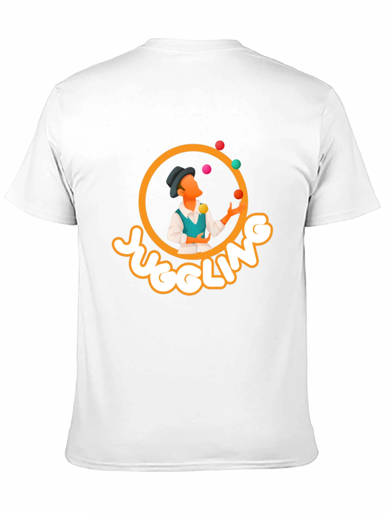 Black Juggling T-Shirt - Black Graphic Tee view 11