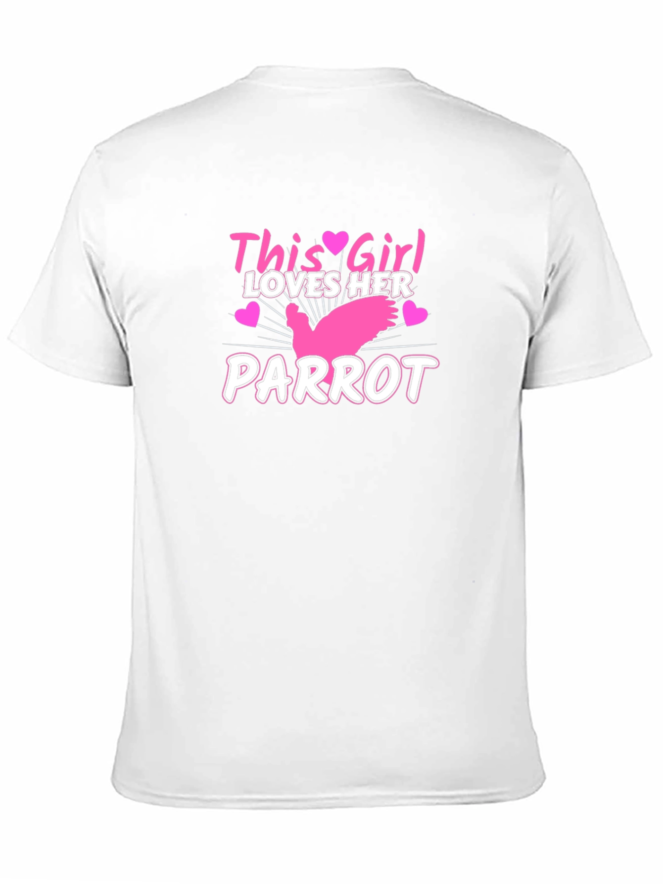 Black This Girl Loves Her Parrot T-Shirt - Black view 11
