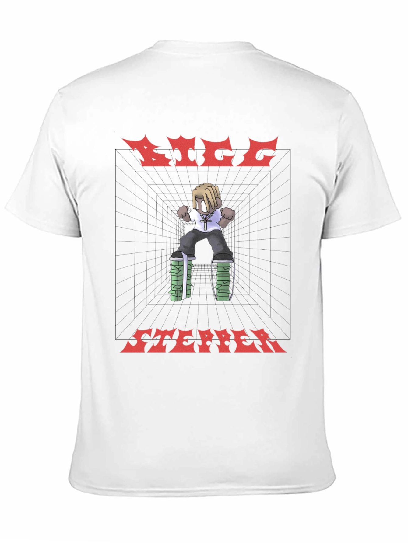 Black Big Stepper Graphic Tee - Black view 11
