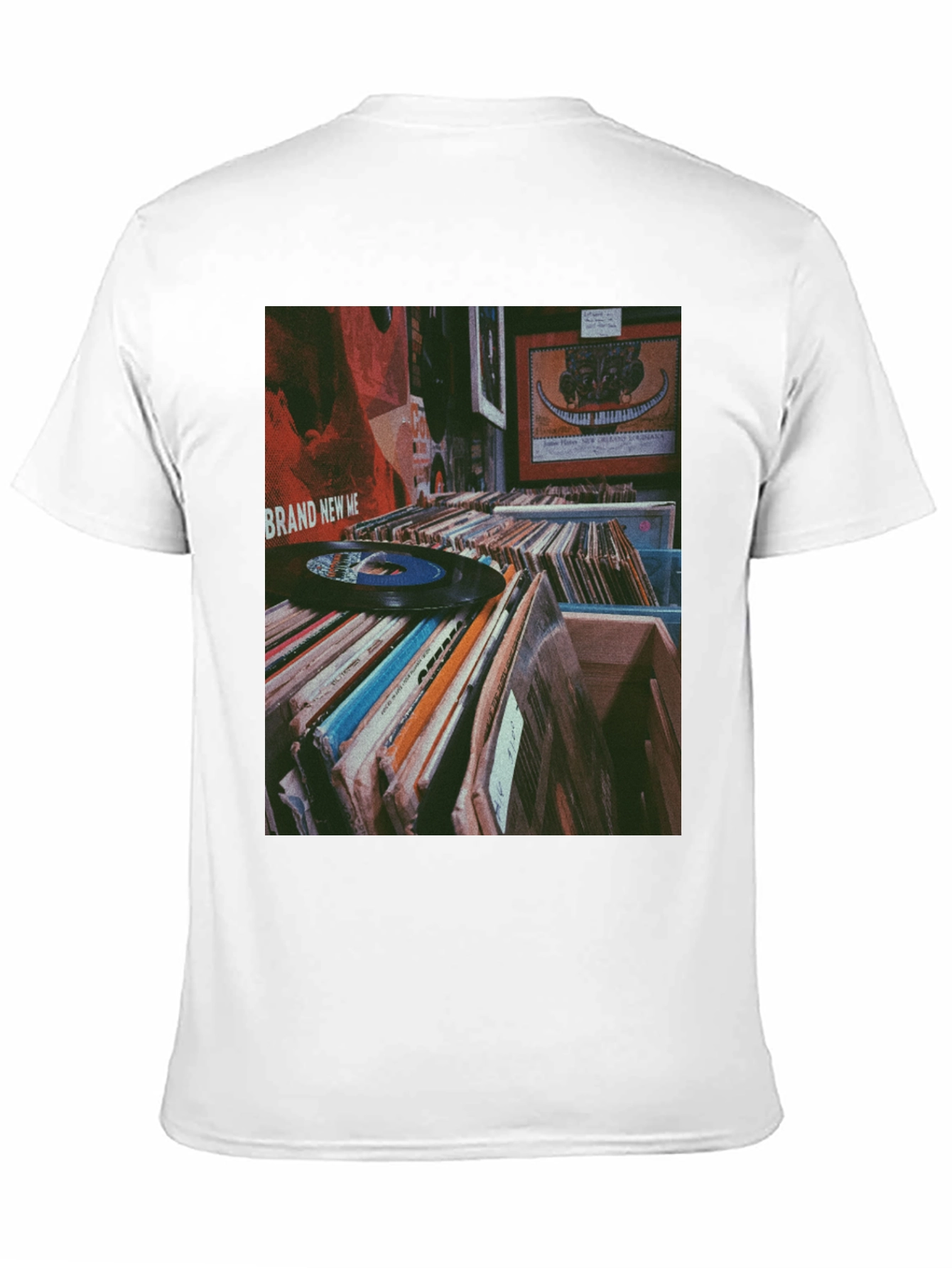 Black Vinyl Record Collection Graphic Tee - Music Lover Shirt view 11
