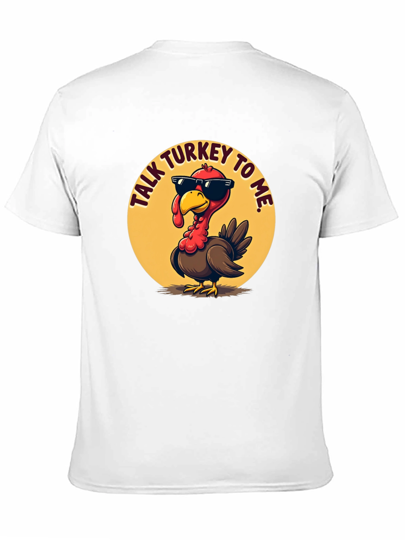 Black Talk Turkey To Me Black T-Shirt view 11