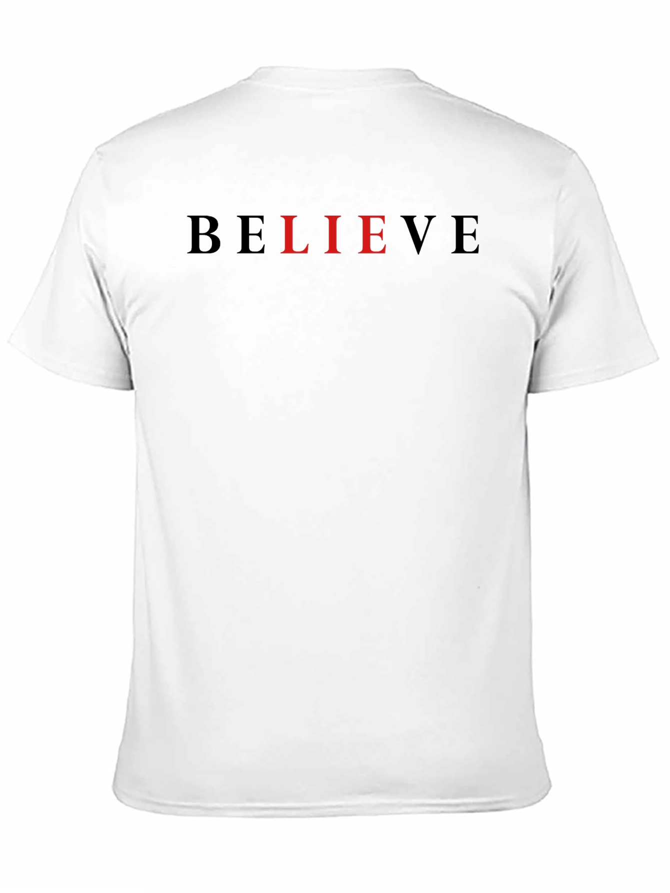 Black Believe Graphic Tee - Black Cotton Blend view 11