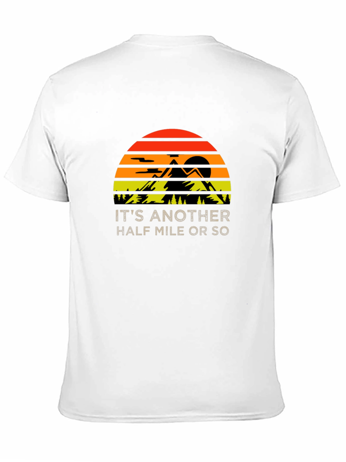 Black Hiking Half Mile T-Shirt view 11