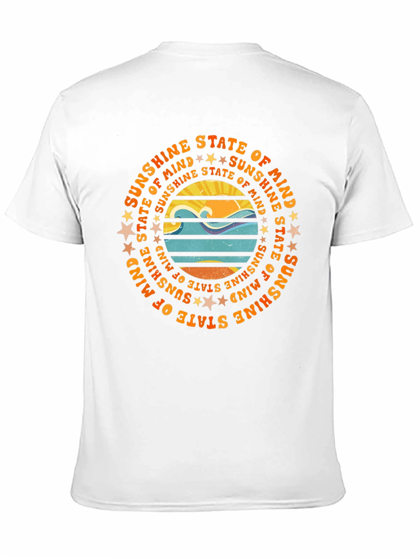 Black Sunshine State of Mind Graphic Tee - Stylish Unisex T-Shirt view 11