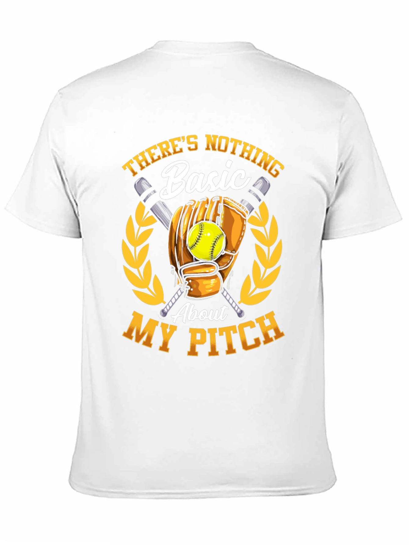 Black Nothing Basic About My Pitch T-Shirt view 11