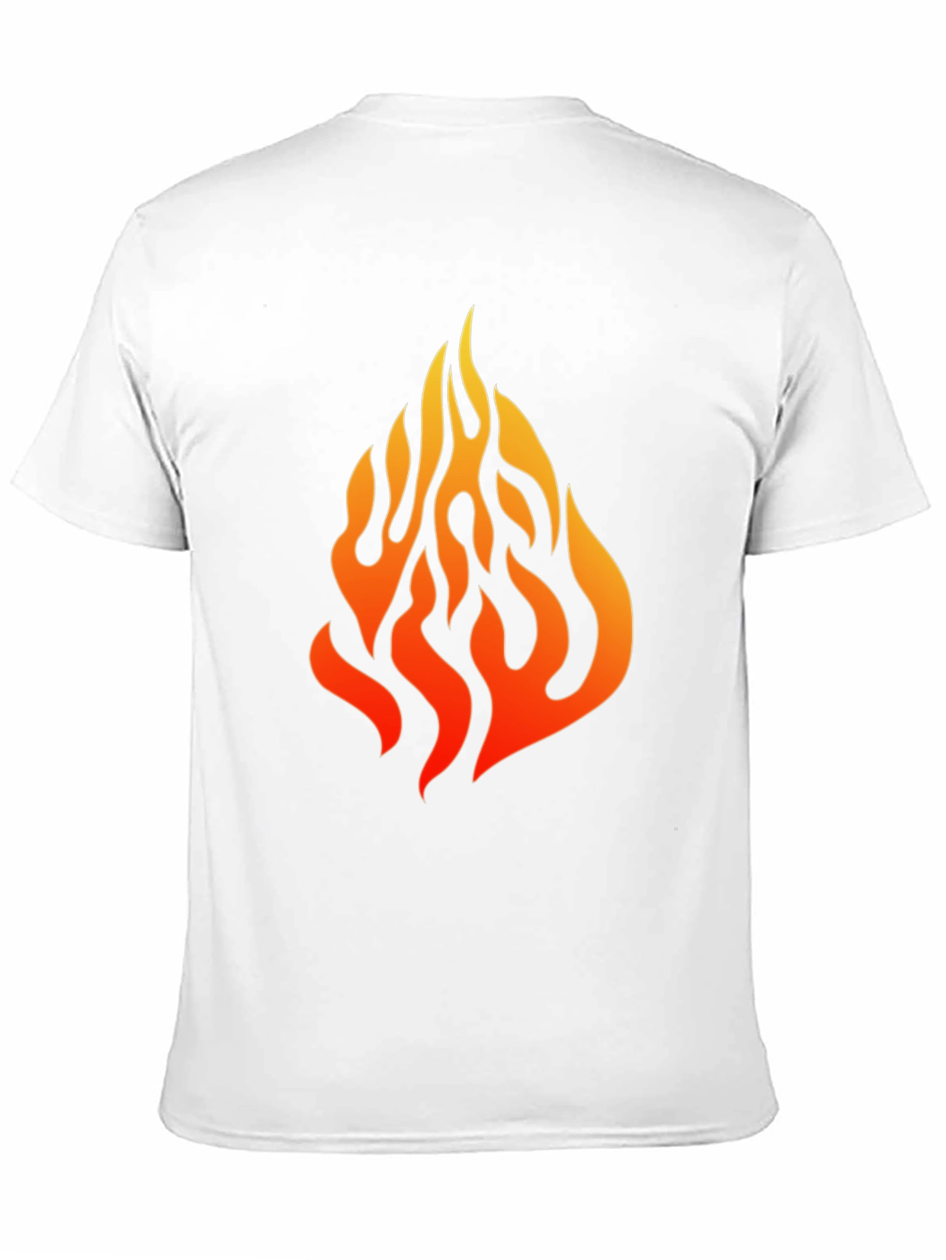 Black Flame Graphic Black T-Shirt view 11