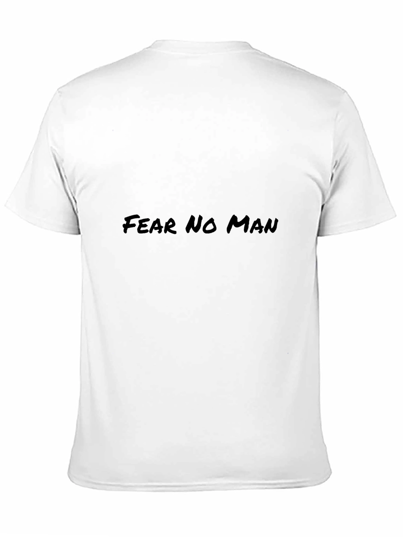 Black Fear No Man Black T-Shirt view 11