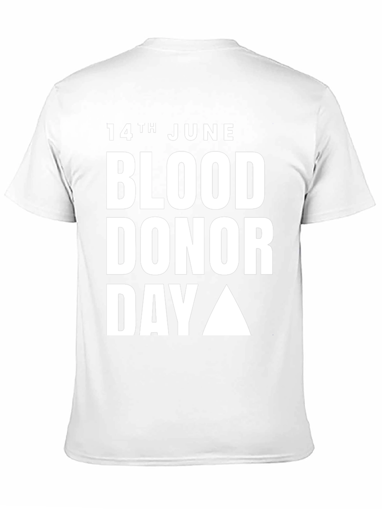 Black Blood Donor Day T-Shirt - 14th June view 11