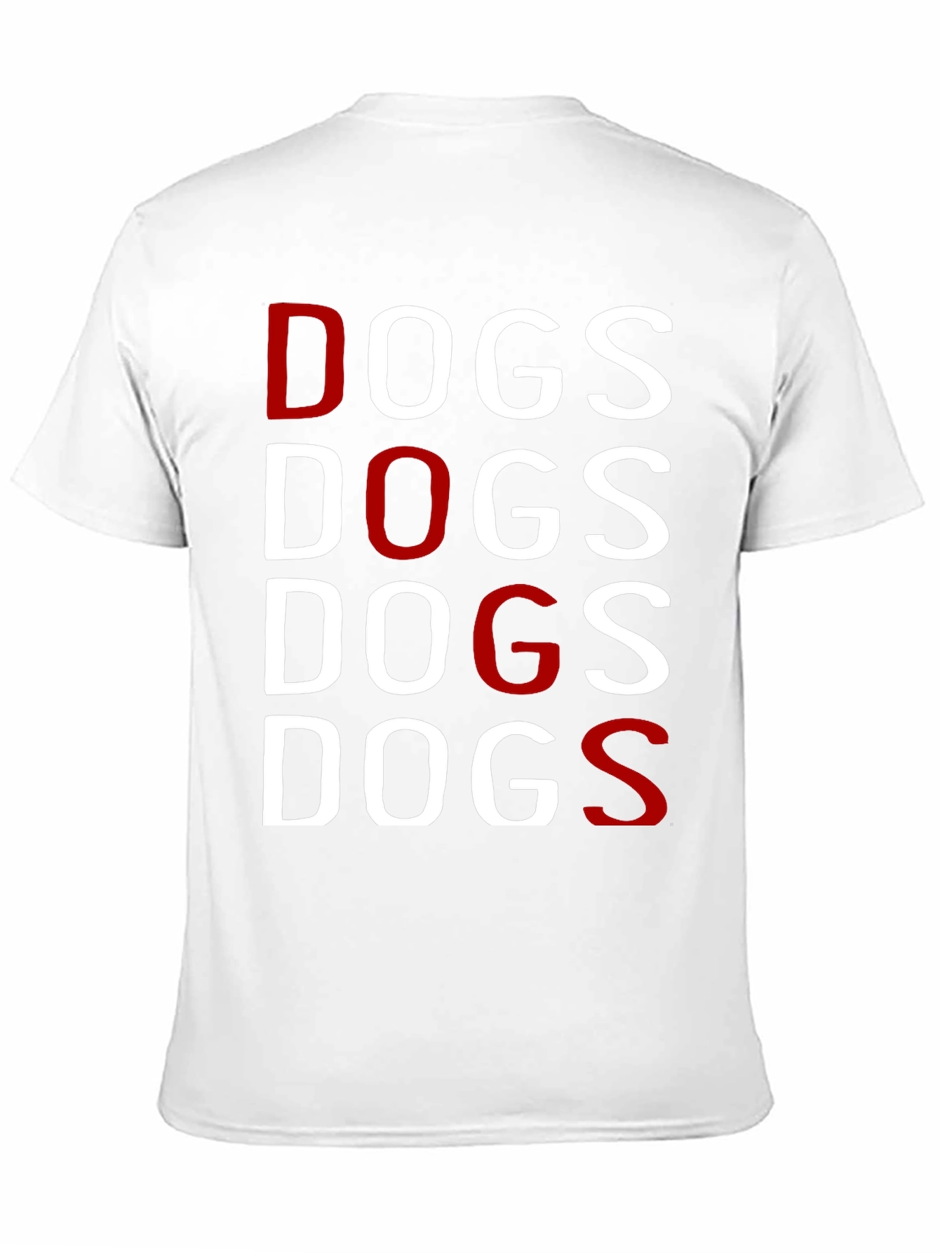 Black DOGS Graphic Tee - Black Crew Neck T-Shirt view 11