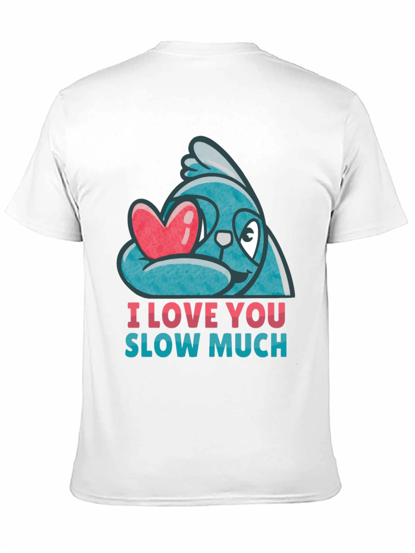 Black I Love You Slow Much Sloth Graphic Tee view 11