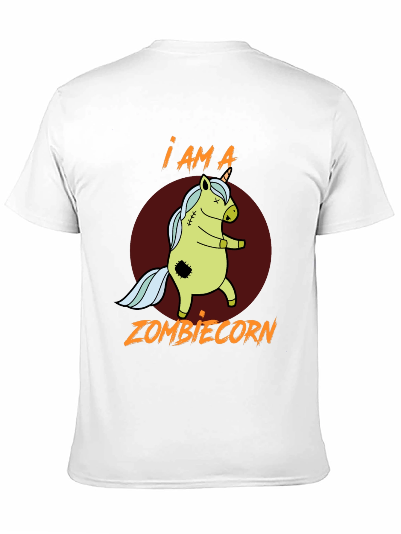 Black Zombiecorn T-Shirt - I am a Zombiecorn view 11