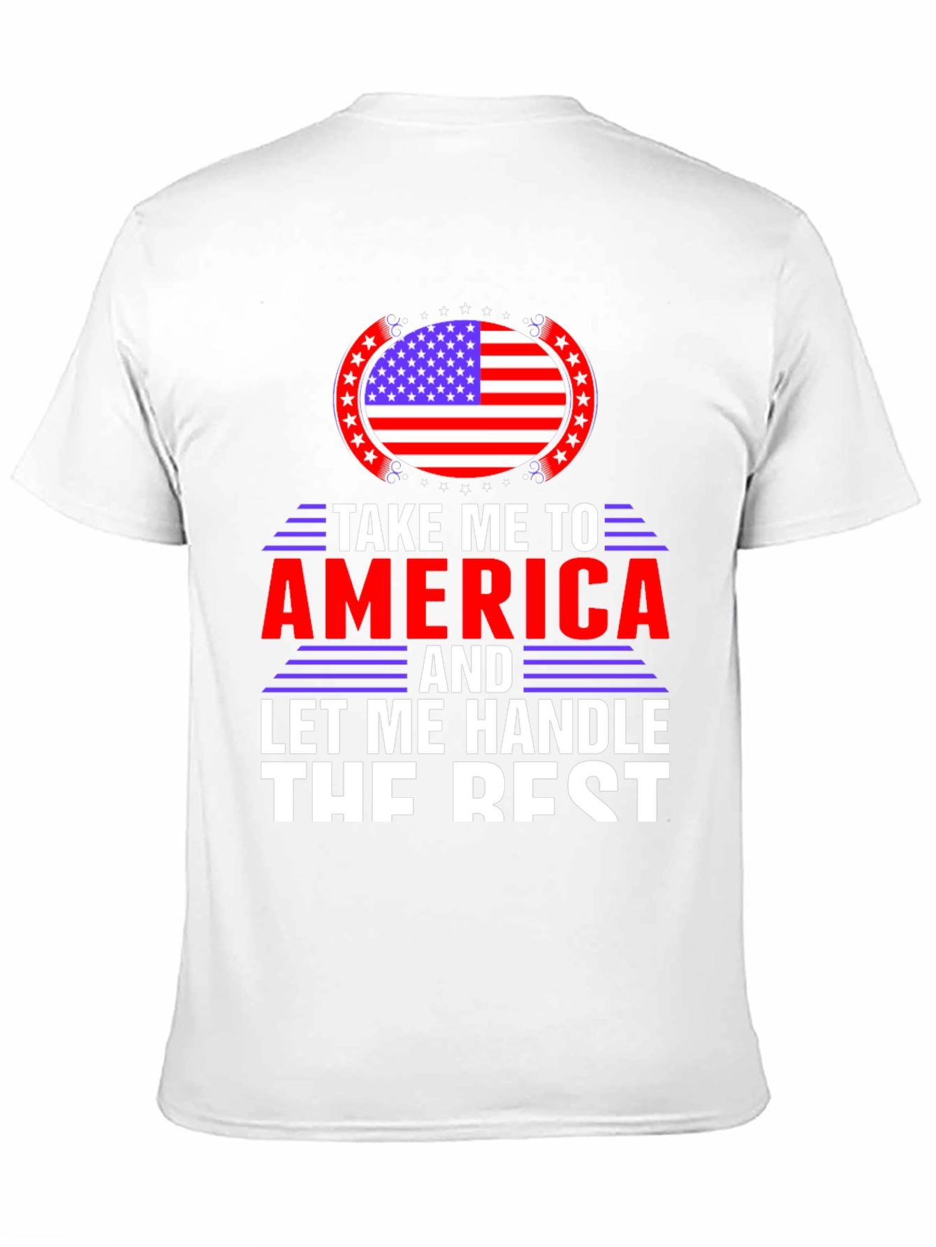 Black America Patriotic T-Shirt view 11