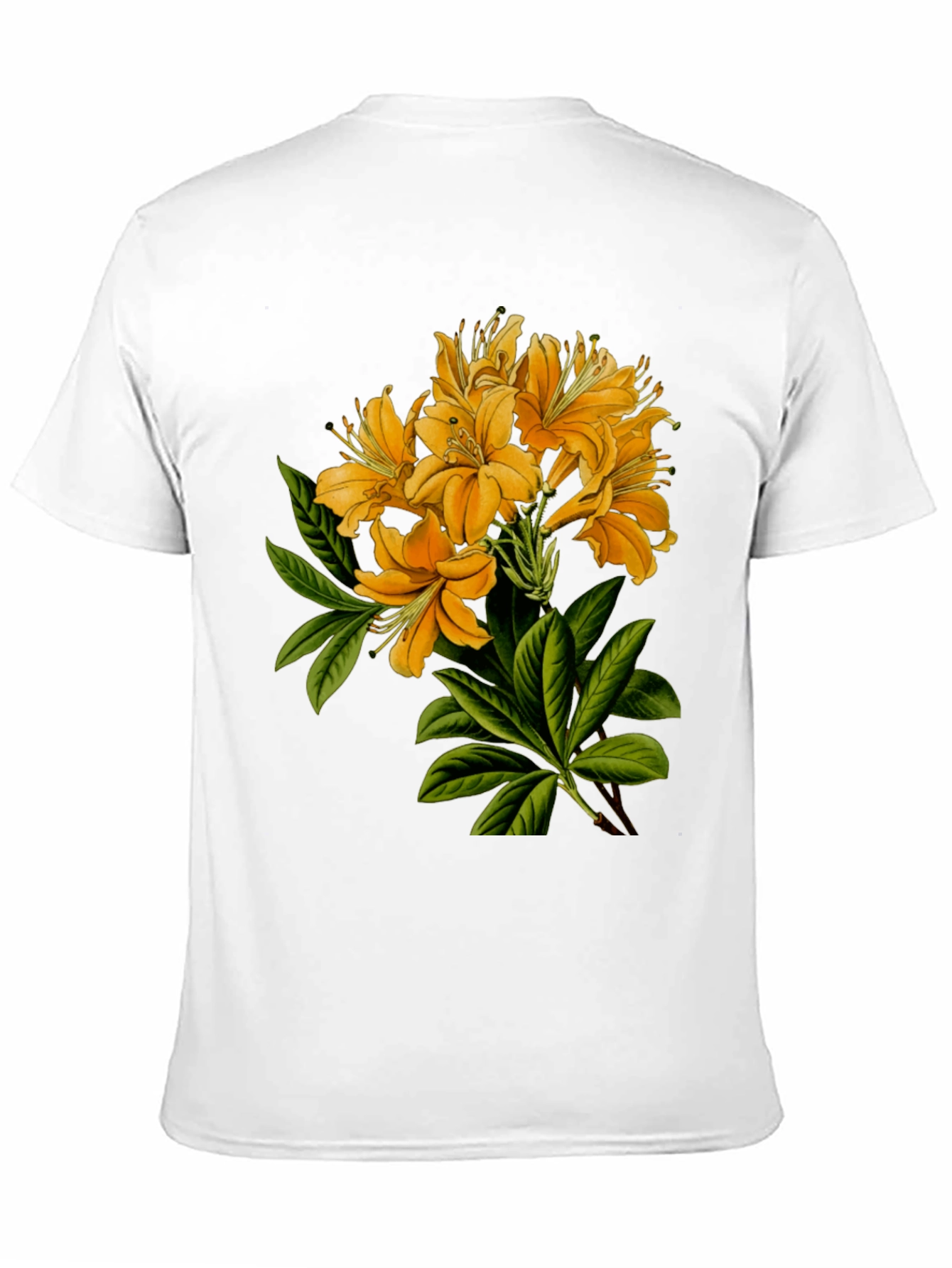 Black Floral Print Black T-Shirt view 11